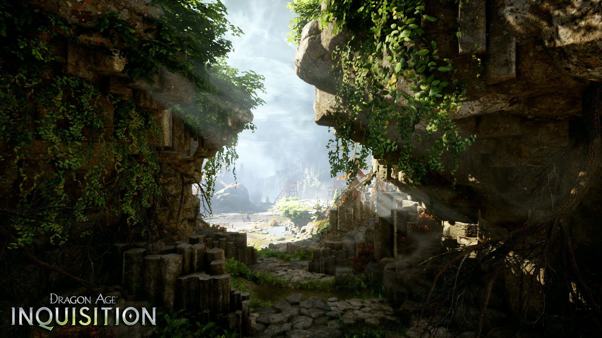 Dragon Age: Inquisition, Rovine, Vegetazione, Paesaggio, Full HD, wallpaper per portatile
