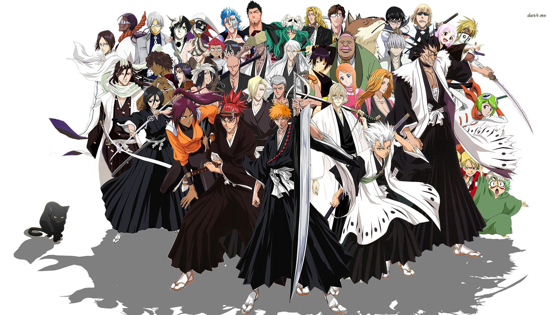 Gotei 13, Bleach, Personaggi, Shinigami, Full HD 1080p, sfondo desktop
