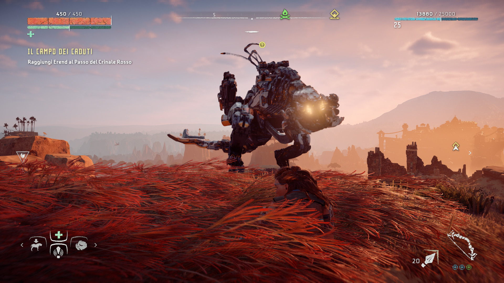 Aloy, Horizon Zero Dawn, Gameplay, Strider, Full HD, sfondo Windows 11