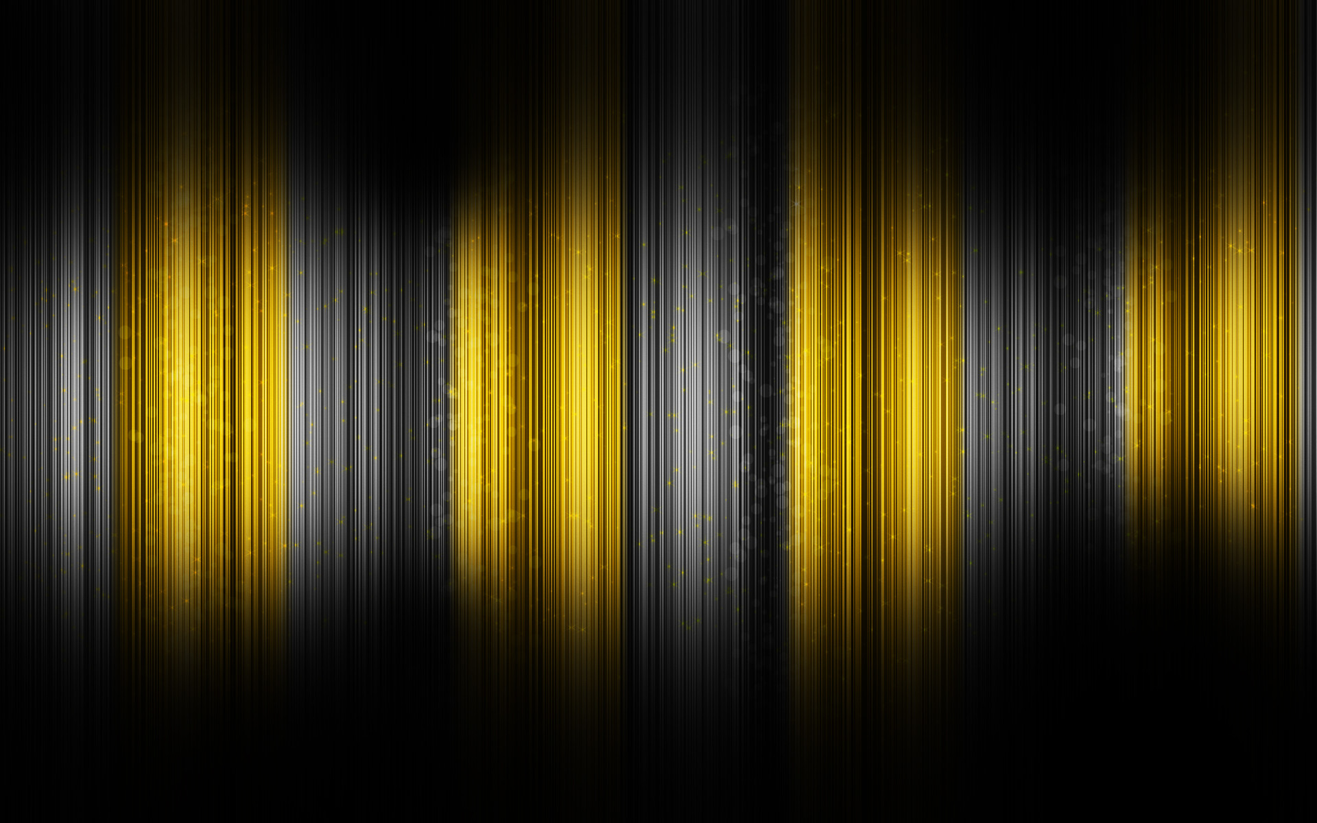 Strisce verticali, Giallo, Sfocato, Sfondo nero, 16:10 Full HD, wallpaper widescreen