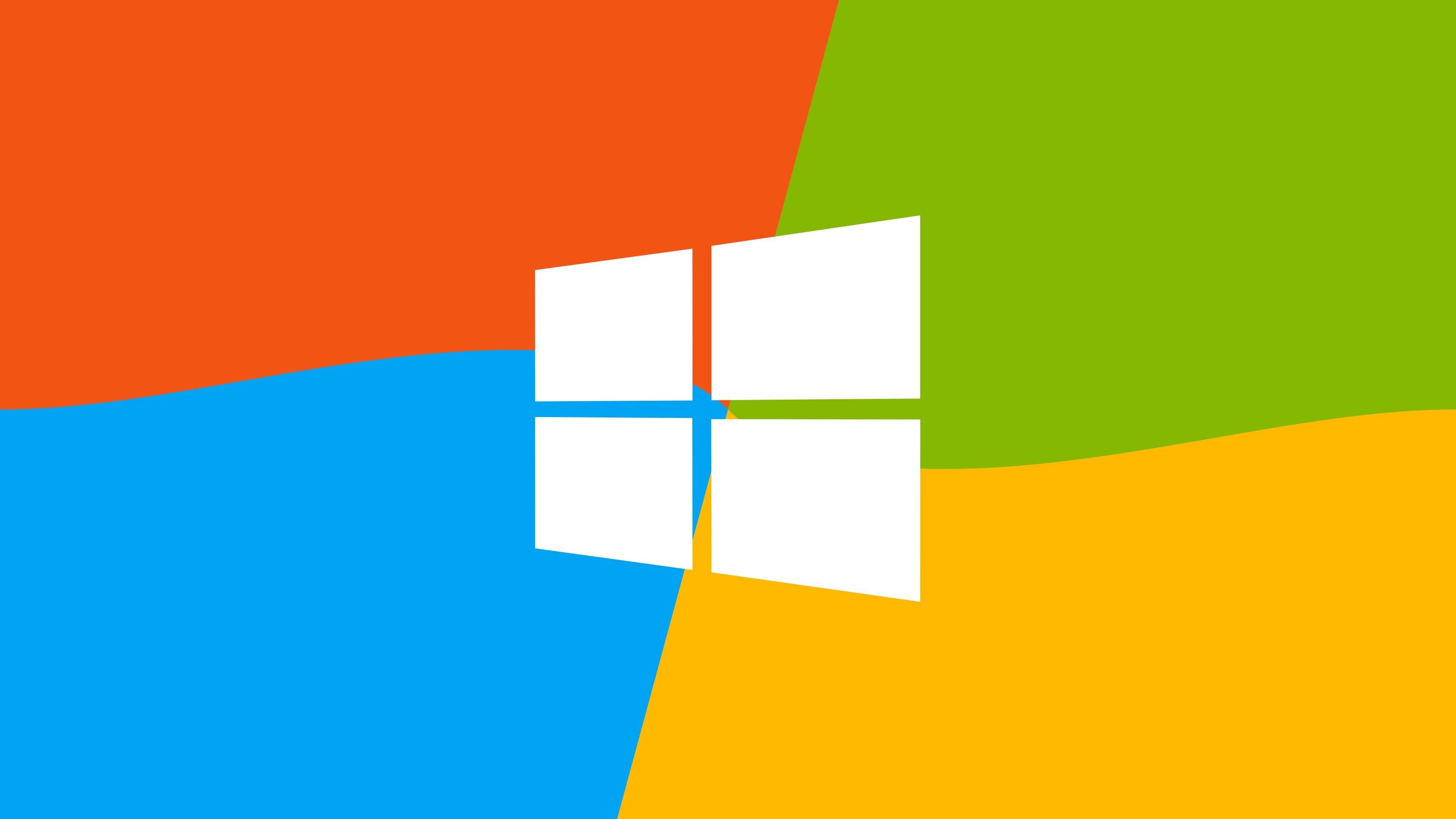 Logo Windows, Microsoft, Colori, 3840x2160, sfondo per PC