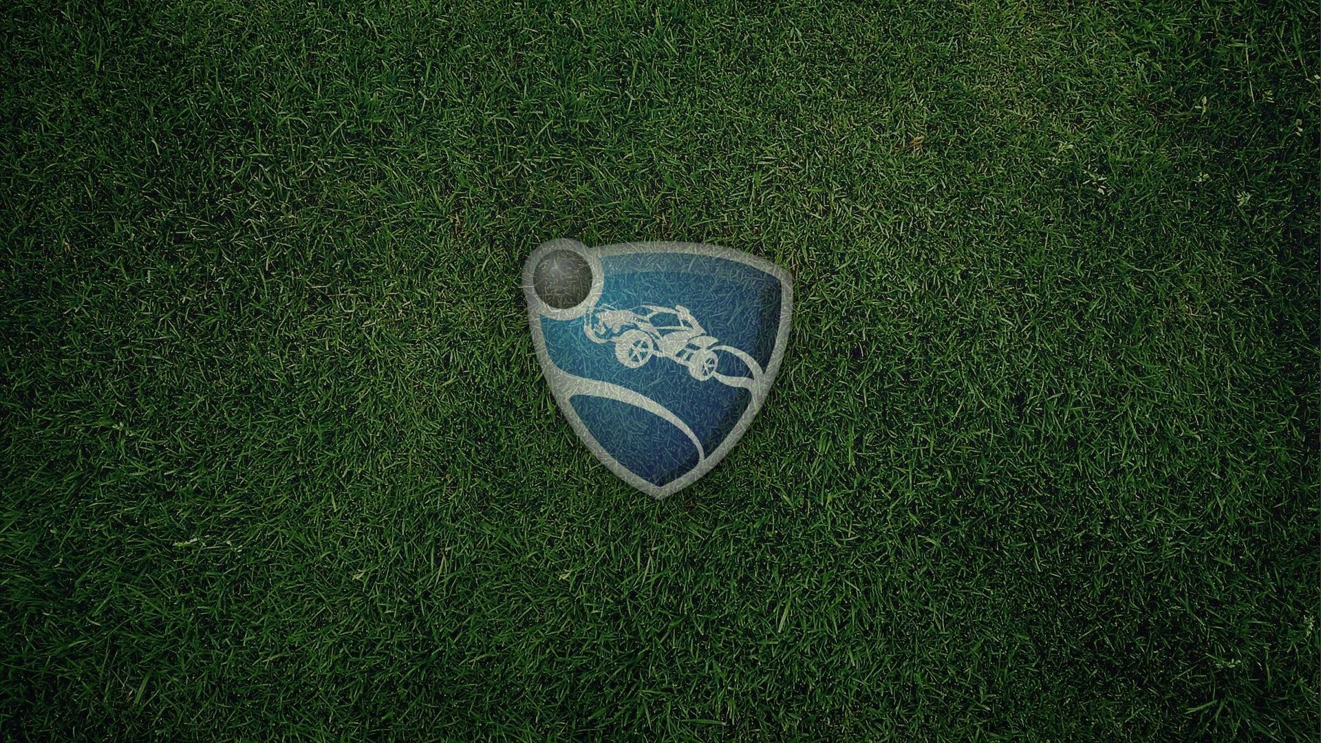 Rocket League, Logo, Prato, Verde, 1920x1080, sfondo per PC