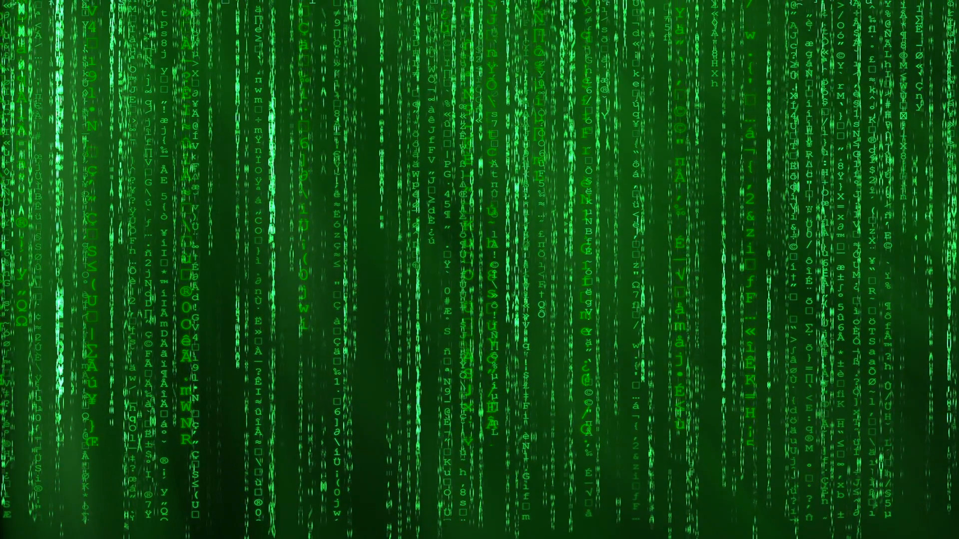 Matrix, Pioggia digitale, Verde, Full HD, sfondo Windows 11
