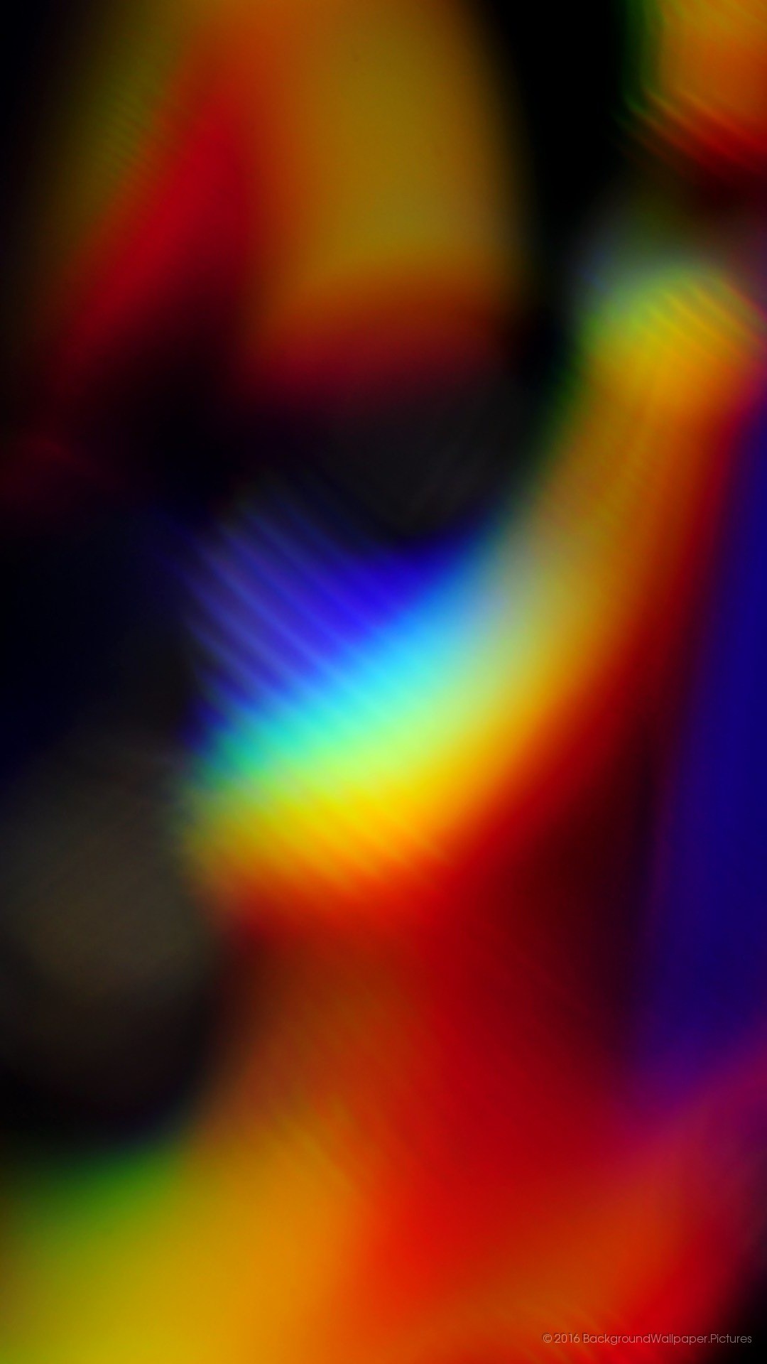 Astratto, Sfocatura, Arcobaleno, Rosso, Full HD, schermata di blocco del cellulare