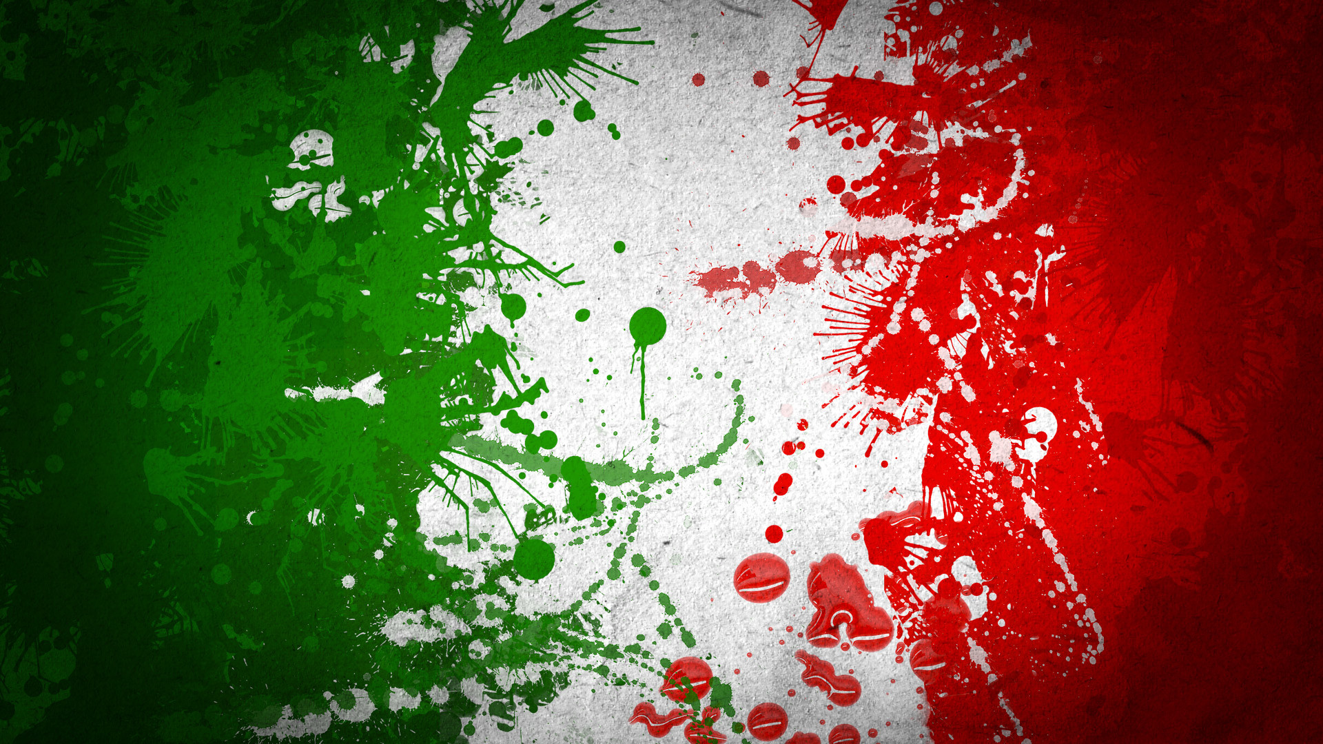 Bandiera italiana, Tricolore, Italia, Schizzi, Full HD, wallpaper desktop