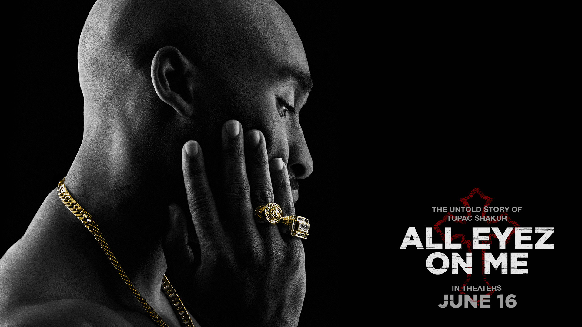 All Eyez on Me, Tupac Shakur, Film biografico, Locandina, Full HD, sfondo per portatile