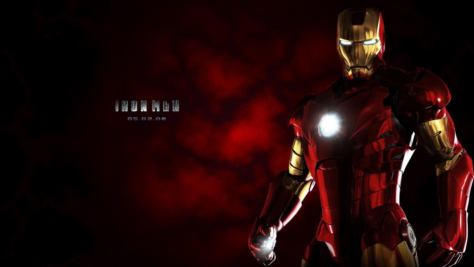 Iron Man, Mark III, Reattore Arc, Rosso, Full HD, sfondo desktop