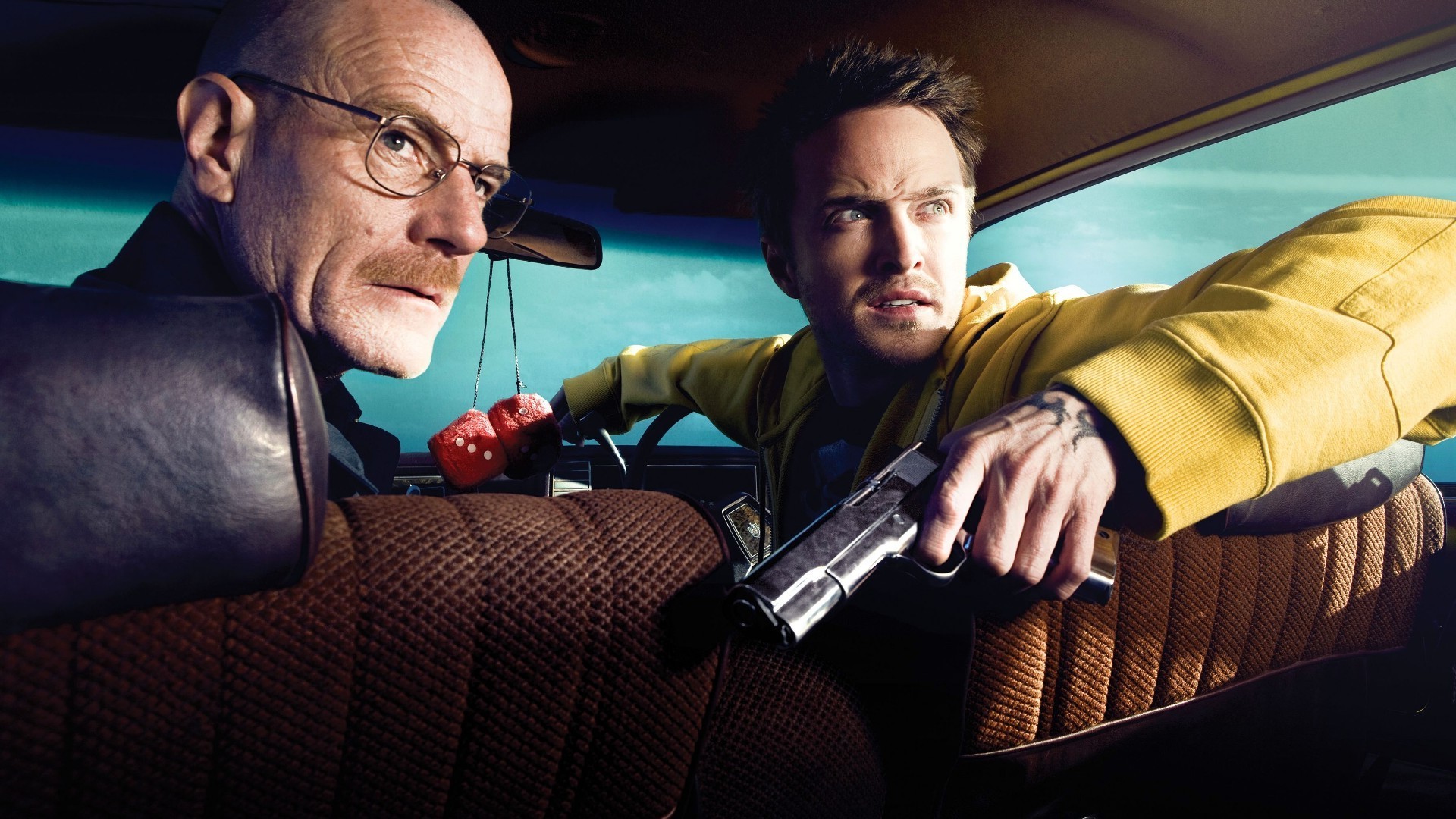 Walter White, Jesse Pinkman, Bryan Cranston, Aaron Paul, Breaking Bad, sfondo desktop Full HD