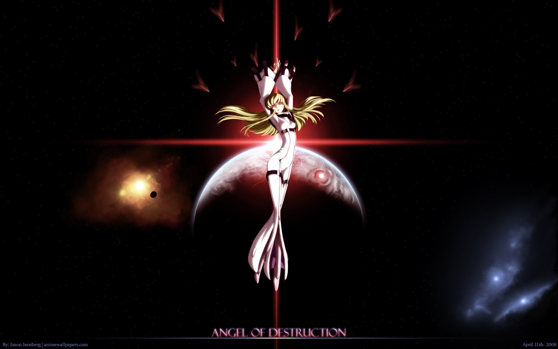 Code Geass, Angel of Destruction, Pianeta, Spazio, 1920x1200, sfondo per PC