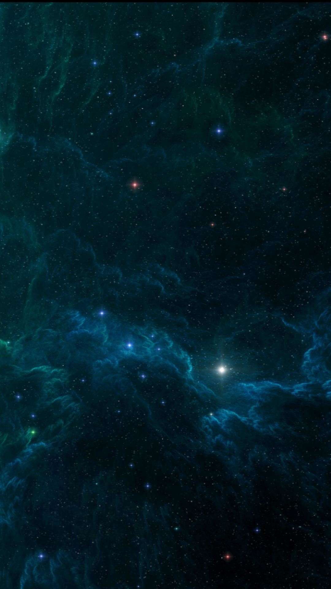 Spazio, Nebulosa, Blu scuro, sfondo per il tuo cellulare