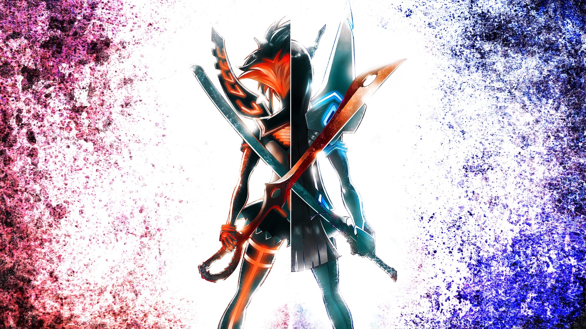 Ryuko Matoi, Satsuki Kiryuin, Kill la Kill, Forbice-spada, Bakuzan, sfondo per portatile