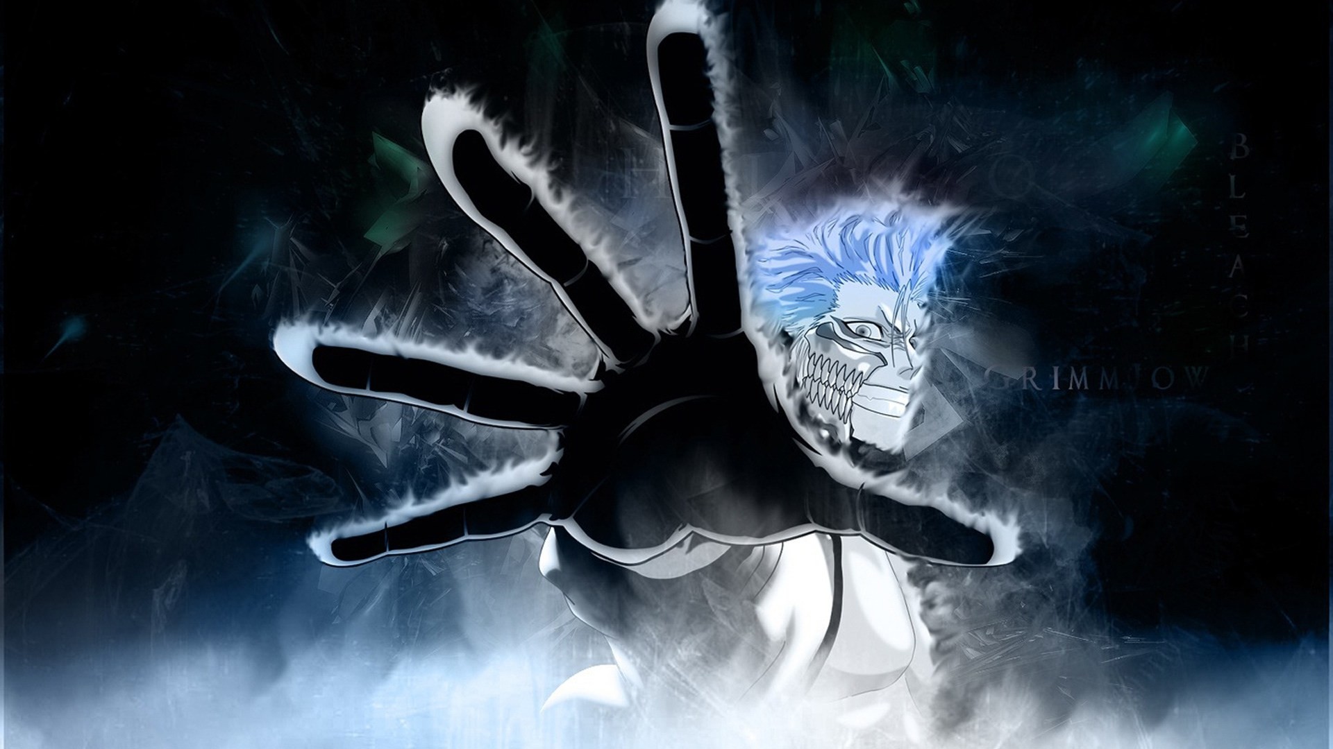 Grimmjow Jaegerjaquez, Bleach, Blu, Full HD, sfondo per PC