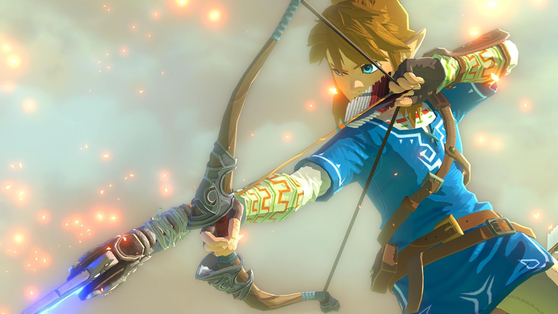 Link, Breath of the Wild, Arco, Frecce, Full HD, sfondo per PC