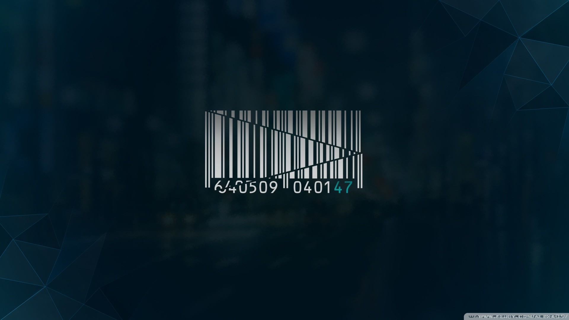 Hitman, Codice a barre, 640509-040147, Blu scuro, 1920x1080, immagine di sfondo
