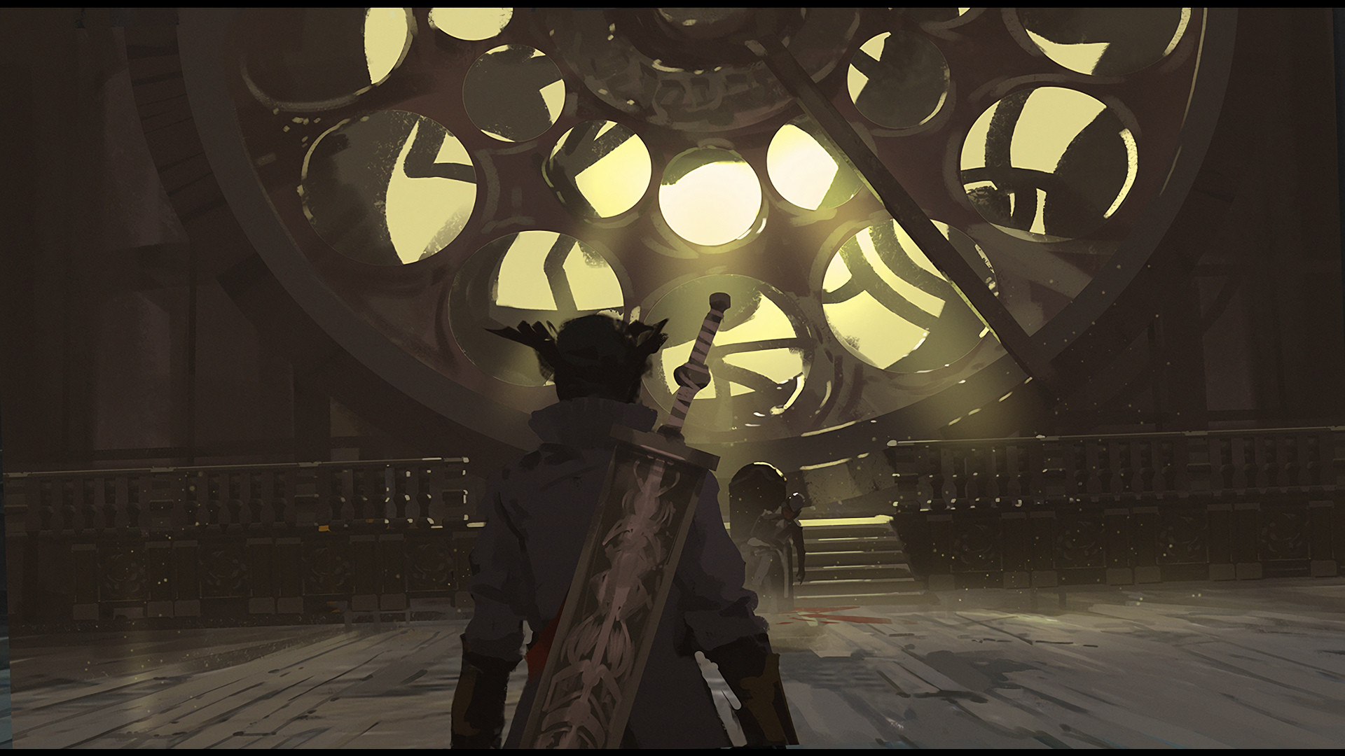 Bloodborne, Cacciatore, Torre dell'orologio, Interno gotico, Full HD, sfondo per PC e portatile