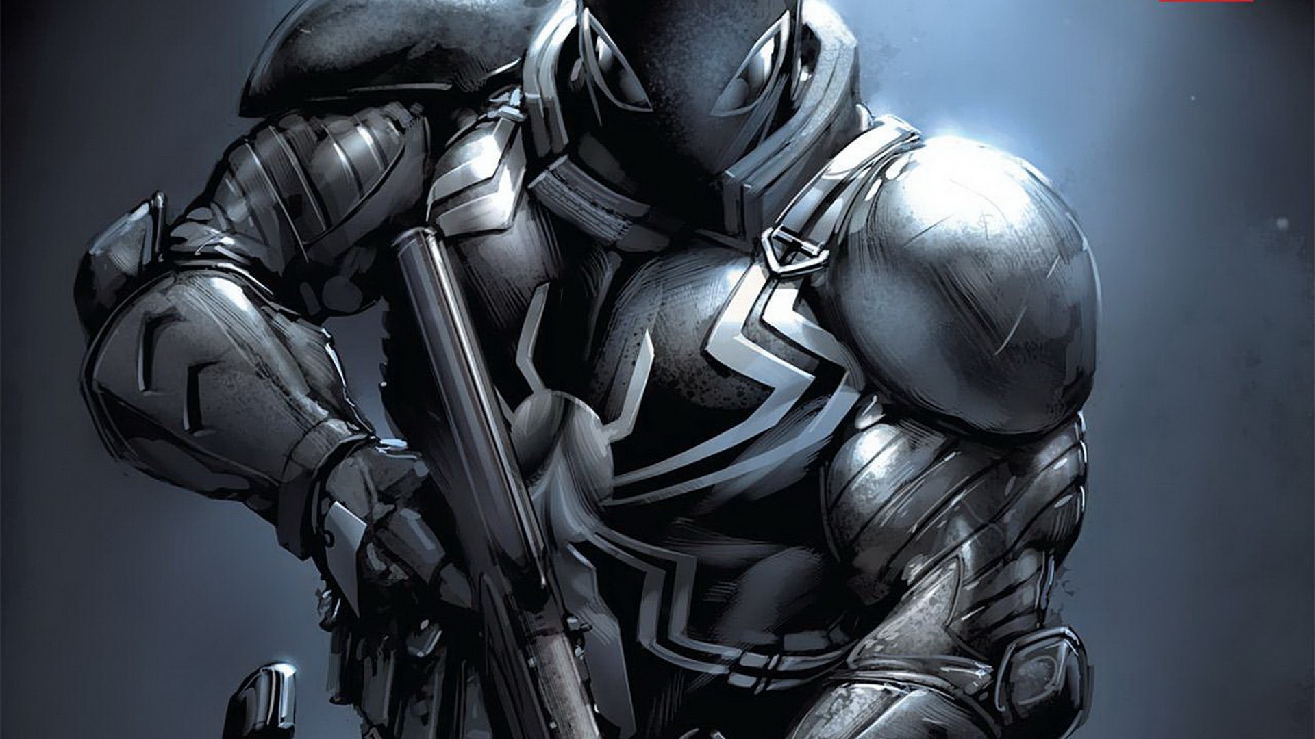 Agent Venom, Flash Thompson, Marvel, Armatura, Full HD, sfondo per PC e portatile