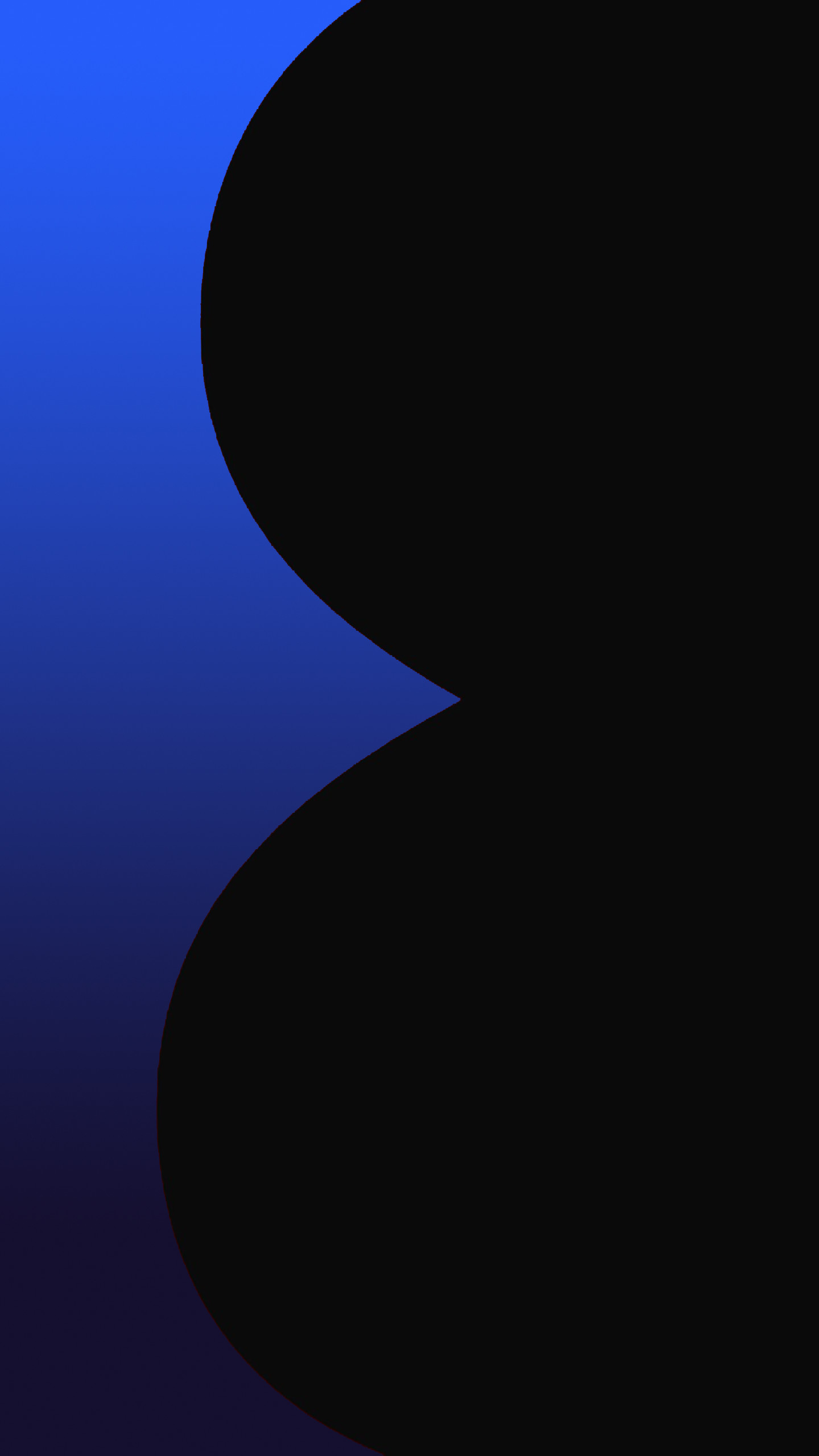 Cornice Infinity Display, Nero, Blu, Minimalista, QHD+, sfondo Samsung S8