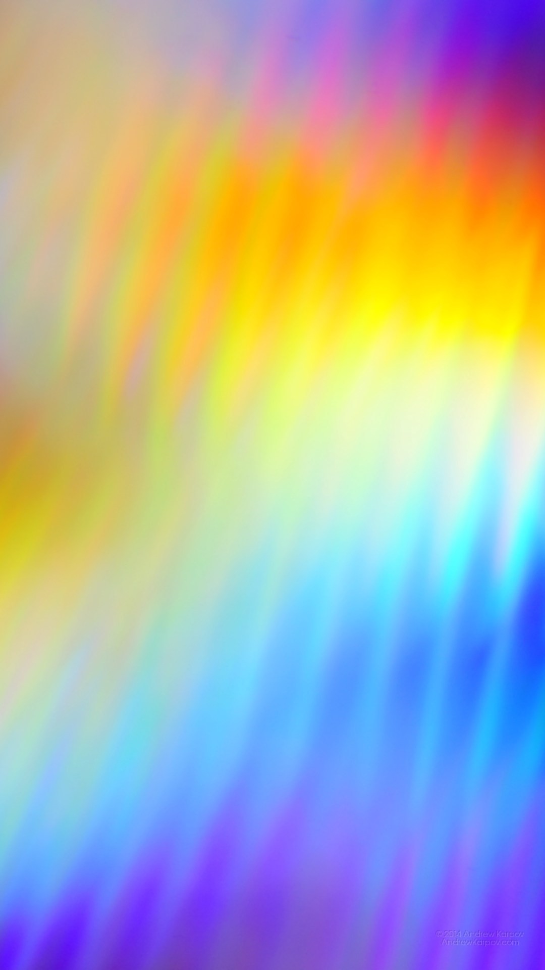 Sfumatura arcobaleno, Astratto, Colori sfocati, Full HD, schermata di blocco del cellulare
