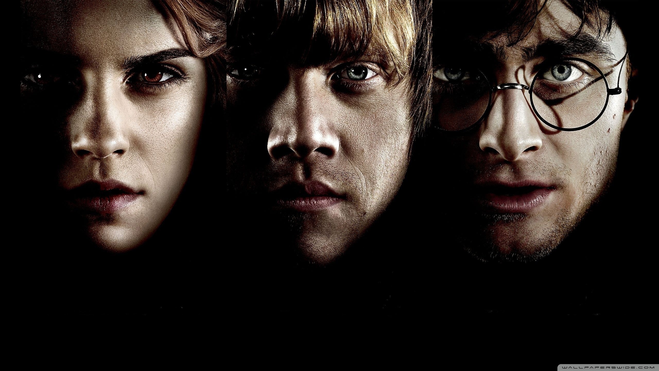 Hermione Granger, Ron Weasley, Harry Potter, Emma Watson, Rupert Grint, Daniel Radcliffe, sfondo per PC