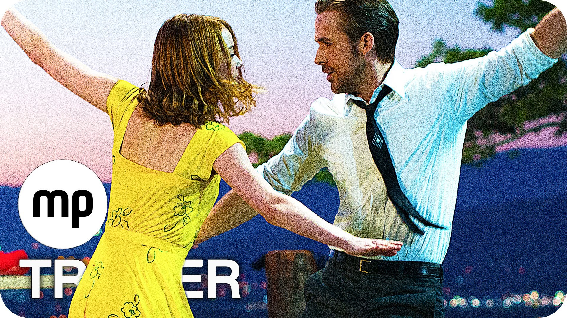 La La Land, Emma Stone, Ryan Gosling, Abito giallo, Trailer, Full HD, wallpaper per portatile