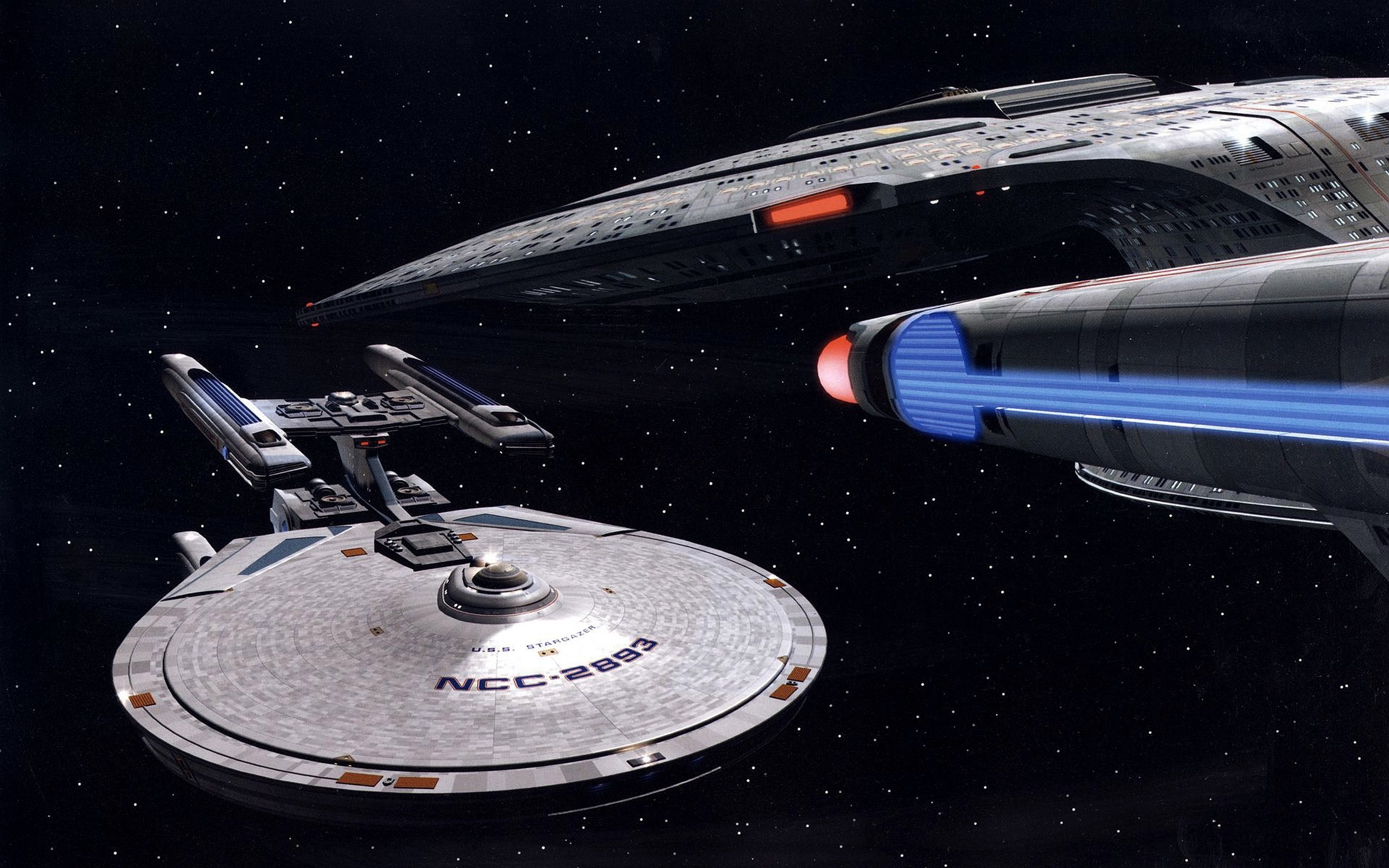 USS Excelsior, Star Trek, Astronavi, Spazio, 2K, sfondo Windows 11