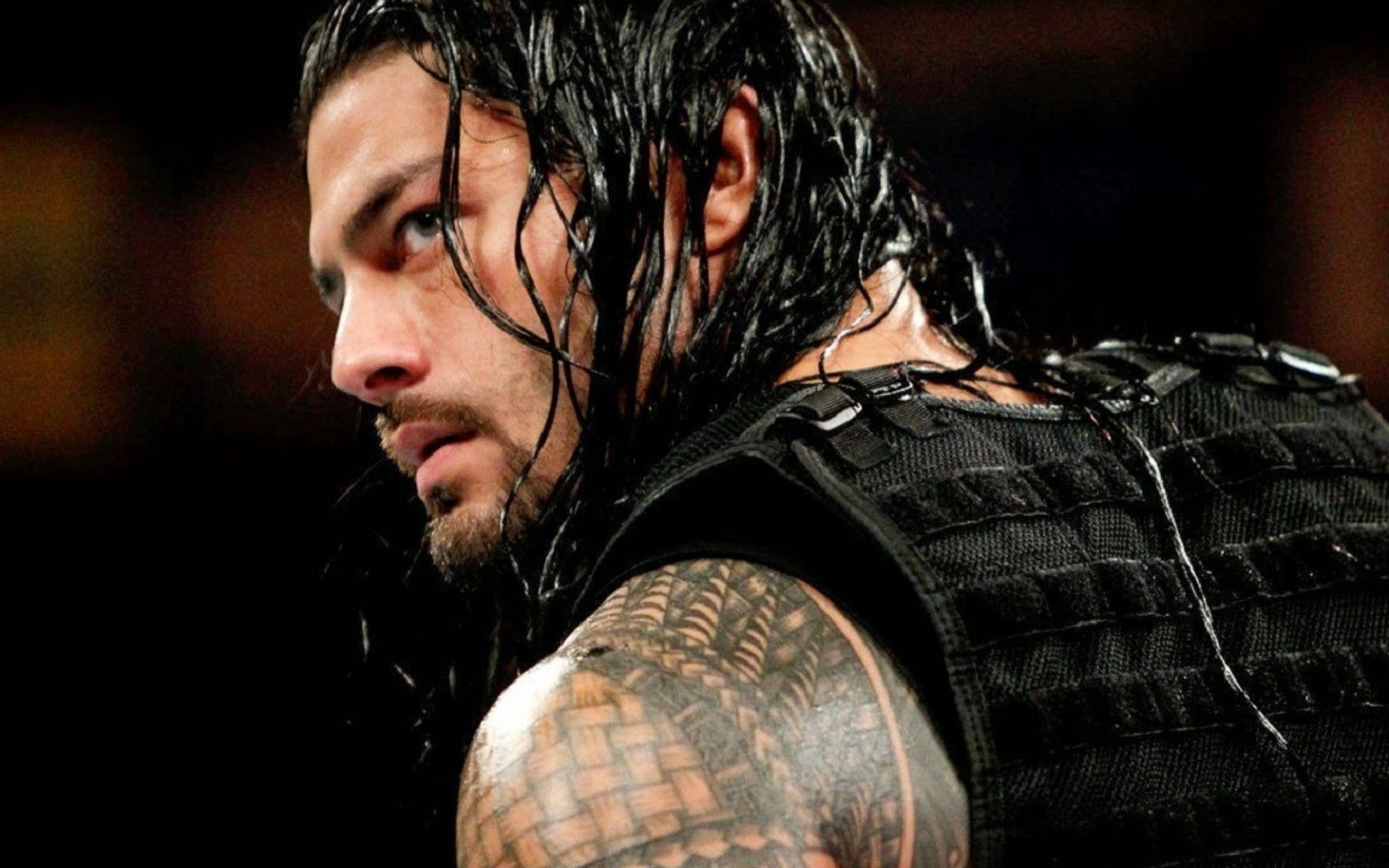 Roman Reigns, WWE, Primo piano, Tatuaggio tribale, 16:10 Full HD, sfondo widescreen