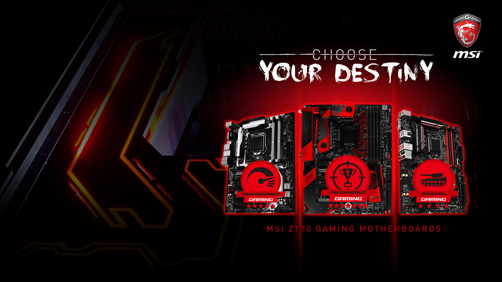 MSI, Schede madri, Choose Your Destiny, Rosso, Full HD, sfondo Windows 11