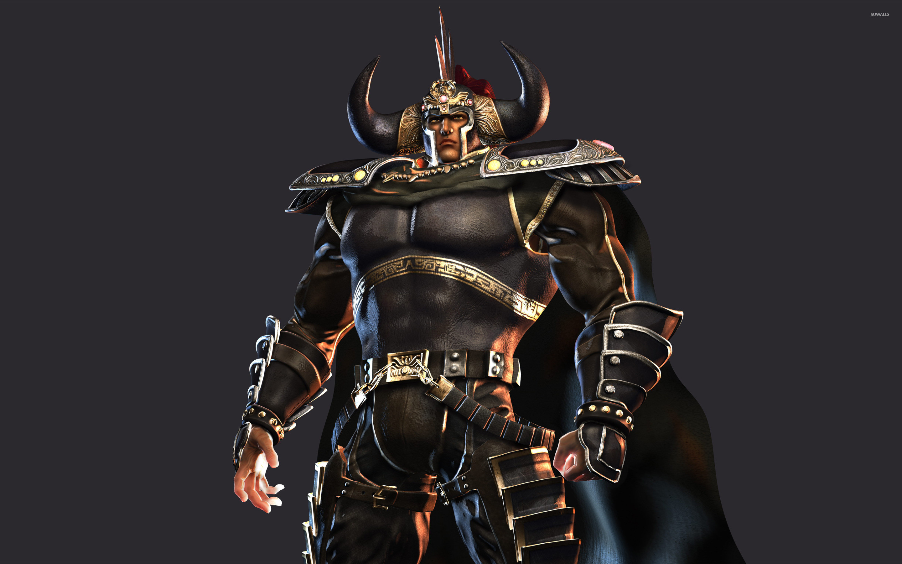 Raoh, Ken il guerriero, Armatura, Elmo, Modello 3D, 2K, sfondo Windows 11