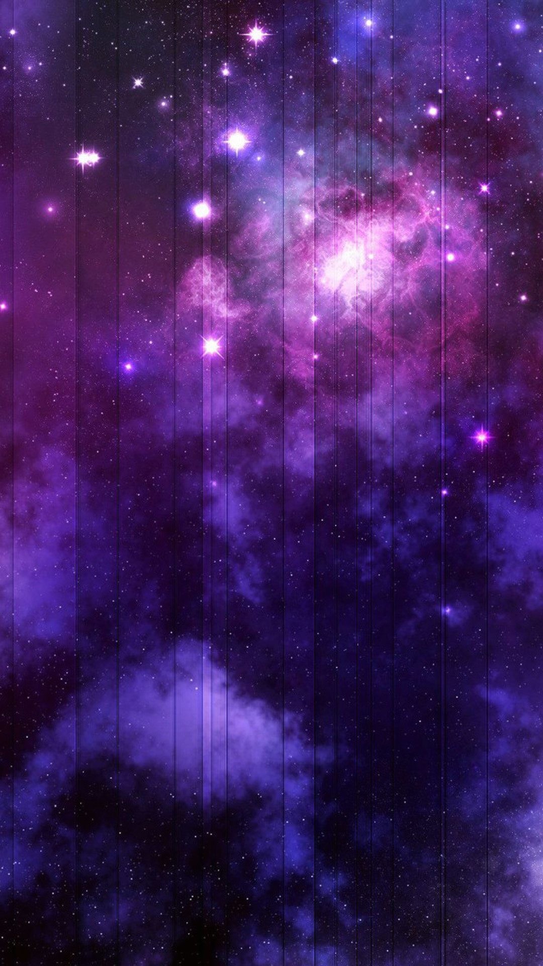 Galassia, Viola, Stelle, Spazio, Full HD, sfondo verticale per cellulare