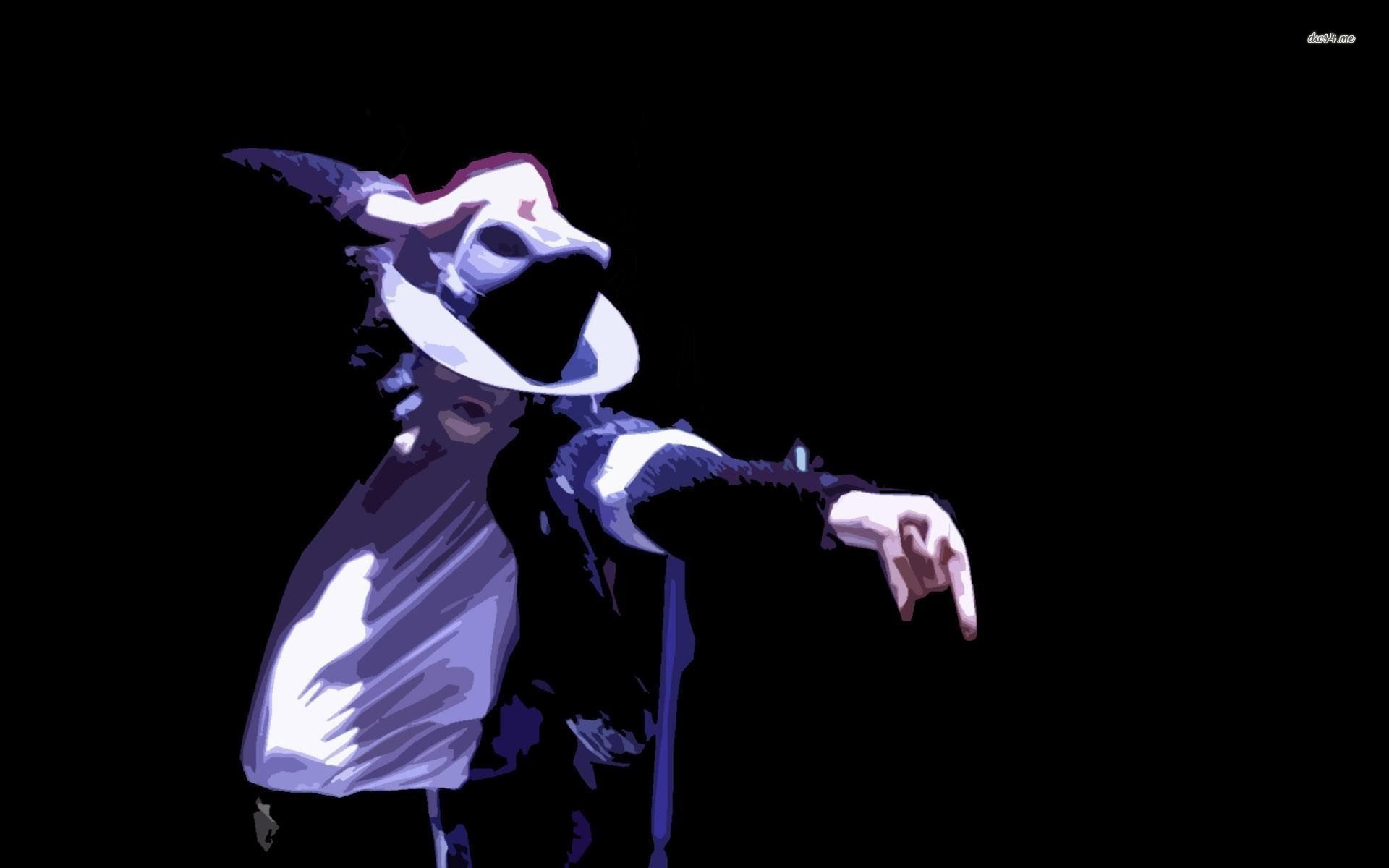 Michael Jackson, Cappello fedora, Ballo, Luce viola, 1920x1200, immagine di sfondo