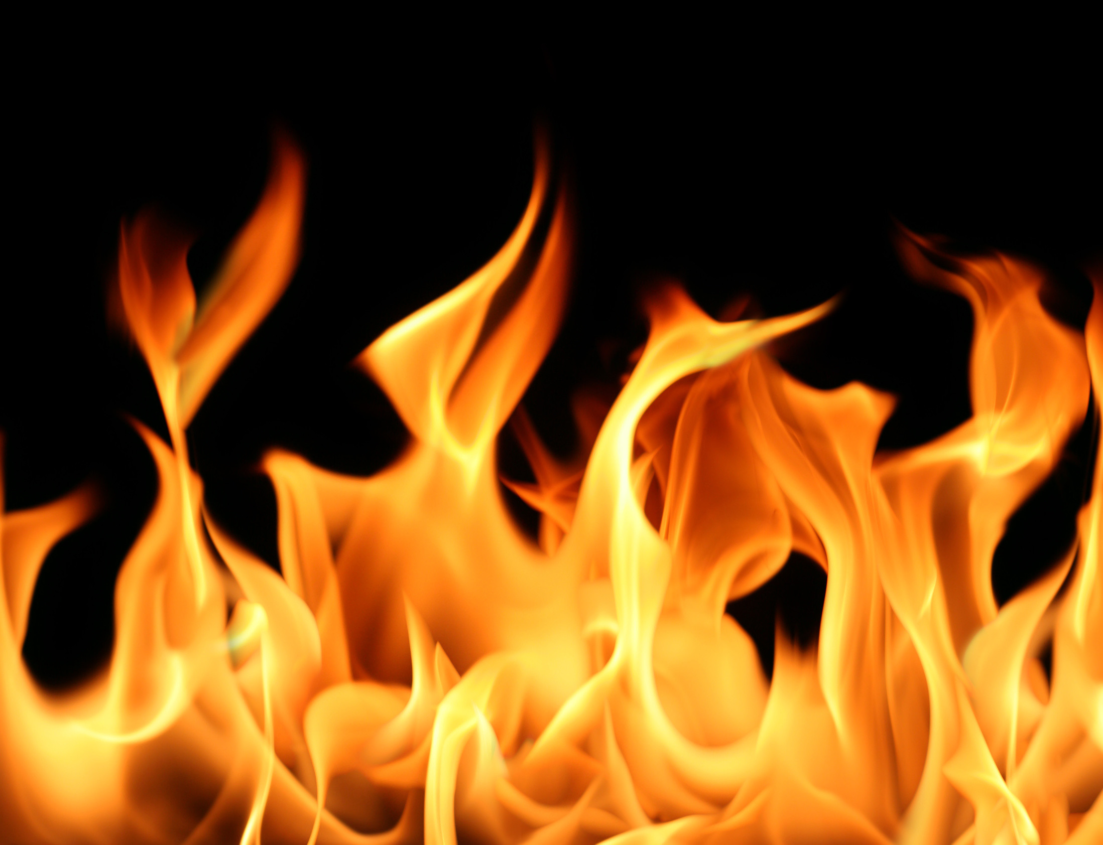 Fiamme, Fuoco, Sfondo nero, Full HD, wallpaper per portatile