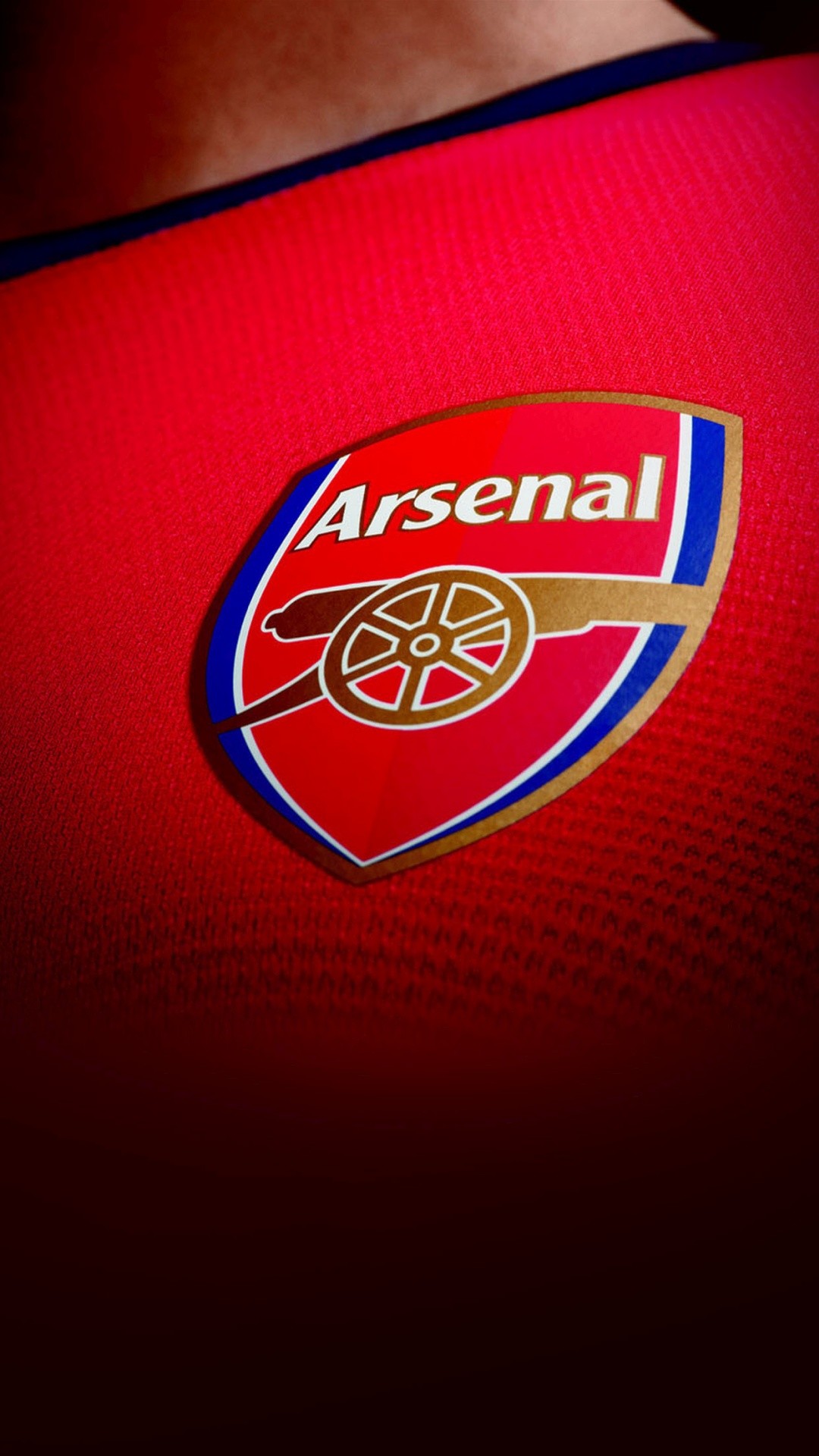 Arsenal, Stemma, Maglia rossa, Calcio, sfondo schermata di blocco iPhone