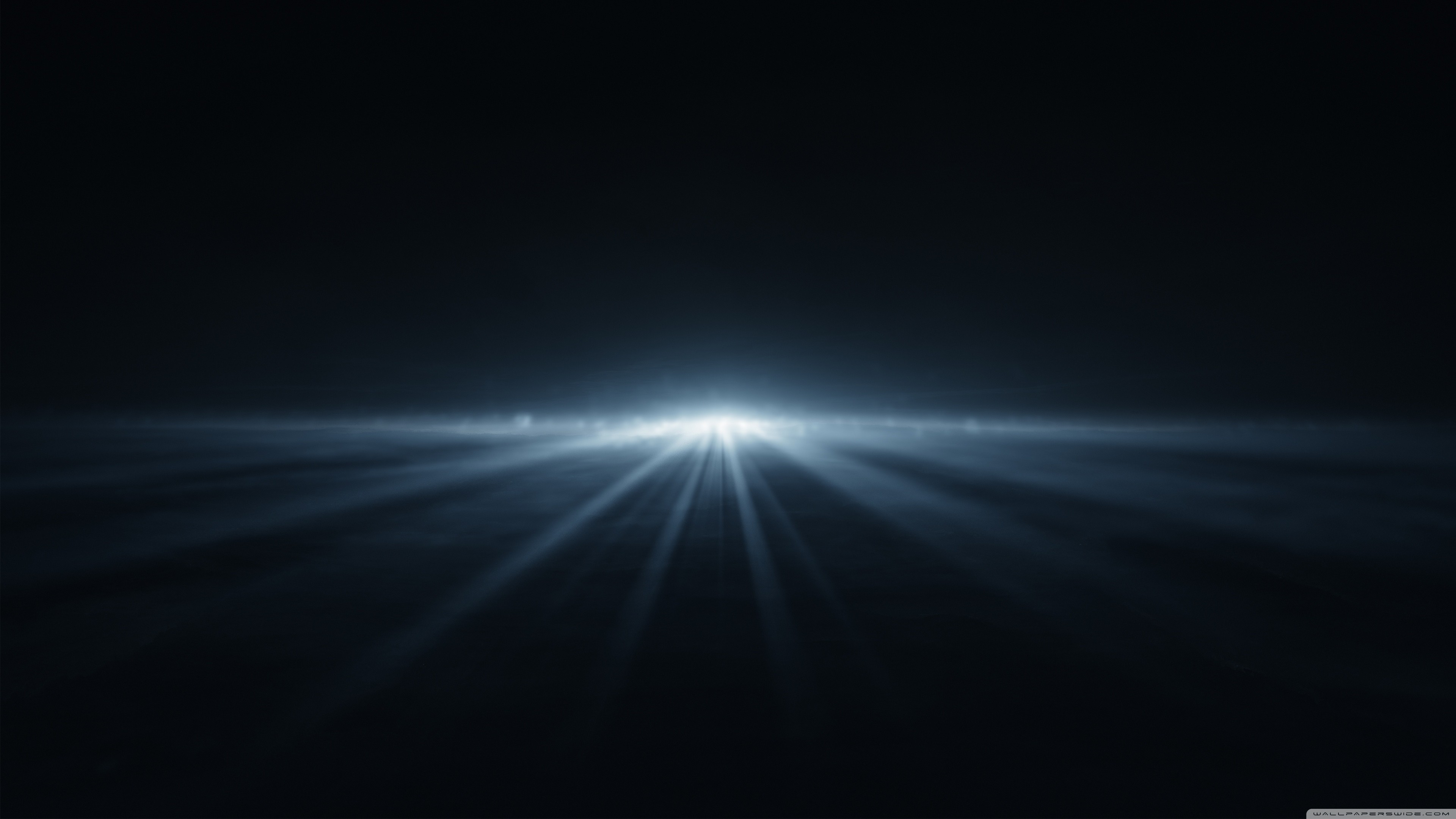 Raggi di luce, Sfondo scuro, Minimalismo, 3840x2160, wallpaper desktop