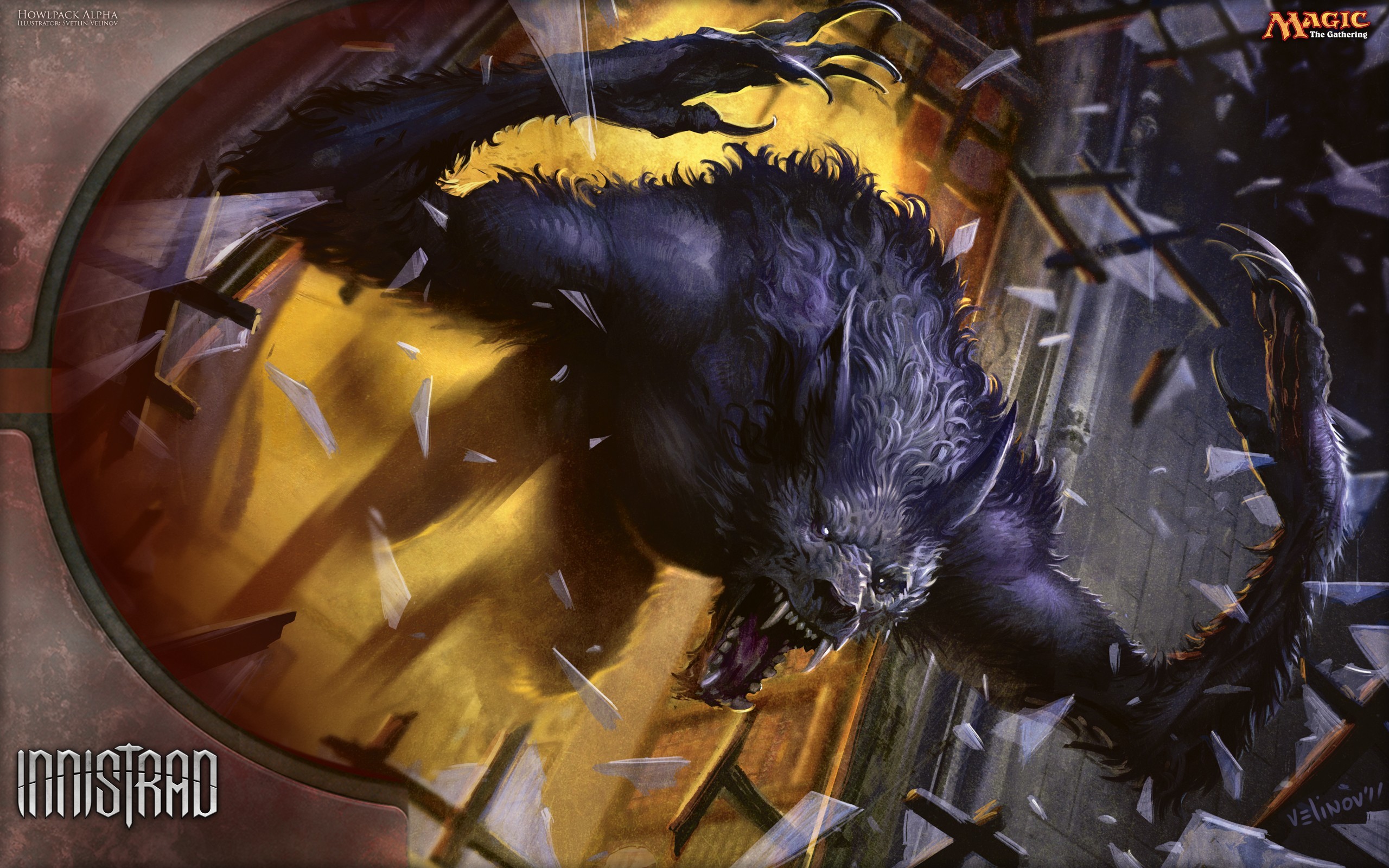 Innistrad, Magic: The Gathering, Lupo mannaro, Finestra, 2560x1600, sfondo per PC