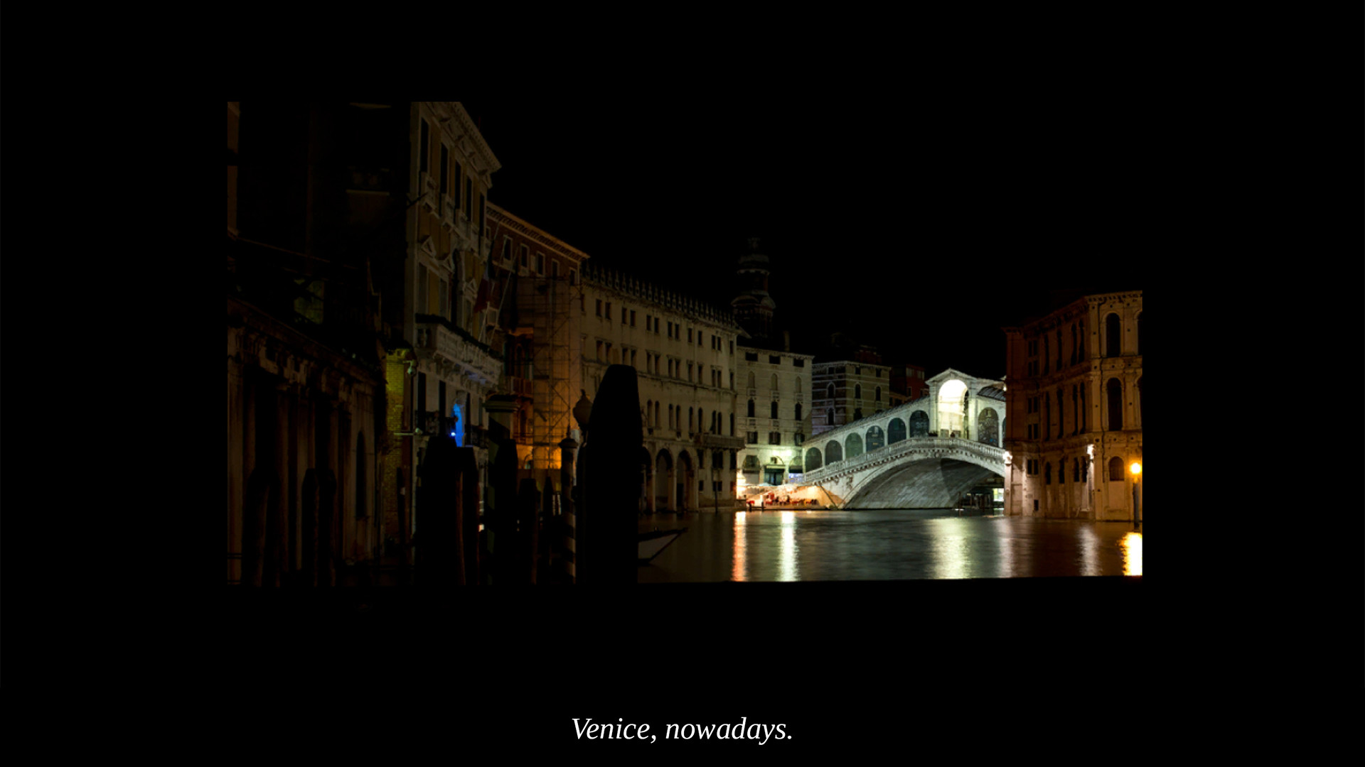 Corto Maltese: Secrets of Venice, Ponte di Rialto, Venezia, Notte, sfondo widescreen Full HD