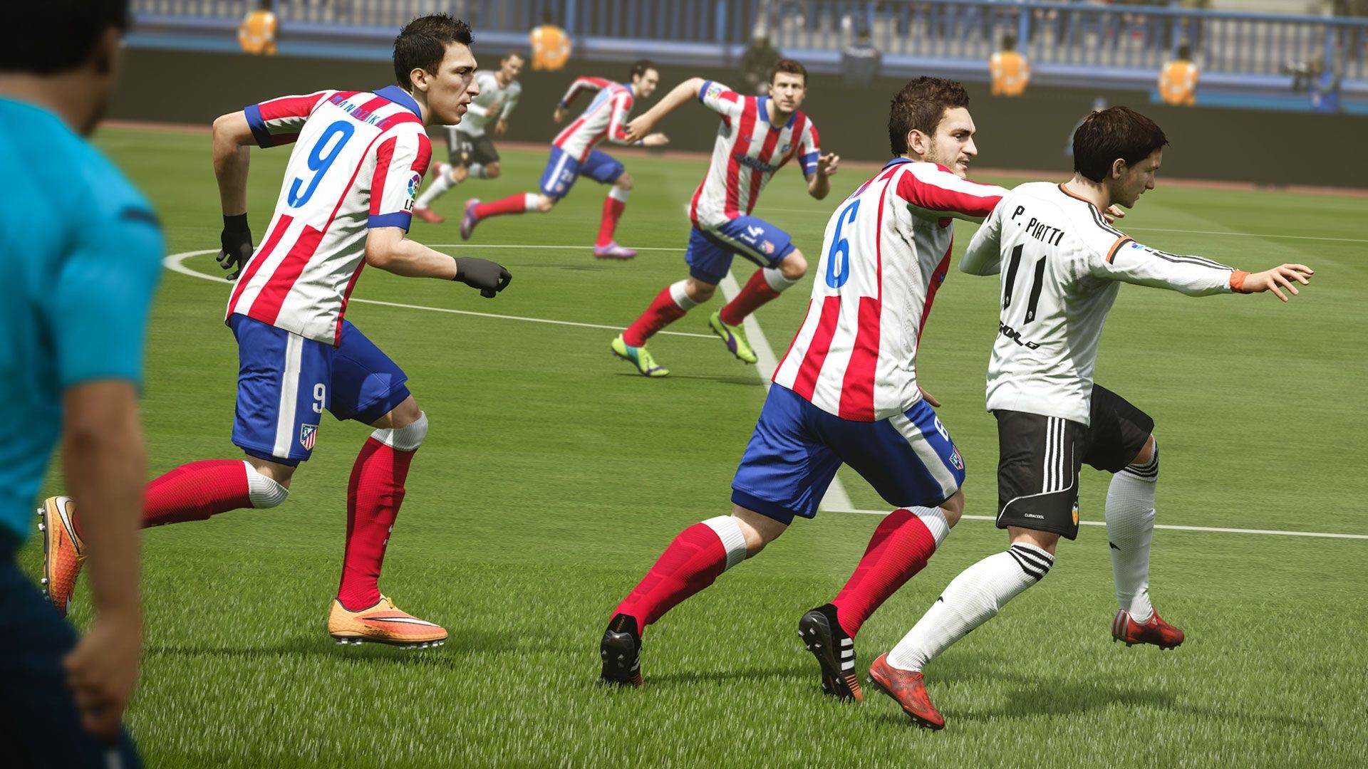 Atlético Madrid, Valencia CF, FIFA 16, Gameplay, Full HD, wallpaper per computer