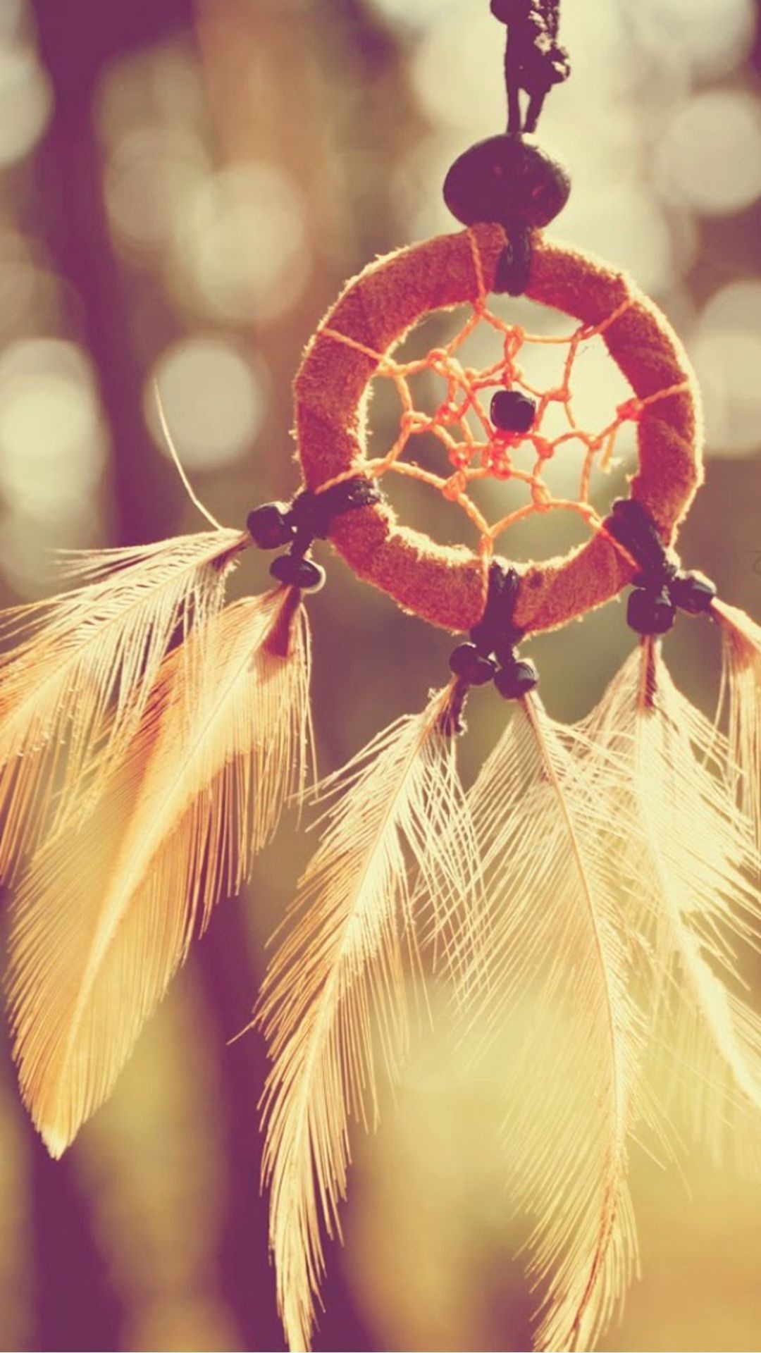 Acchiappasogni, Piume, Vintage, Full HD, sfondo per smartphone
