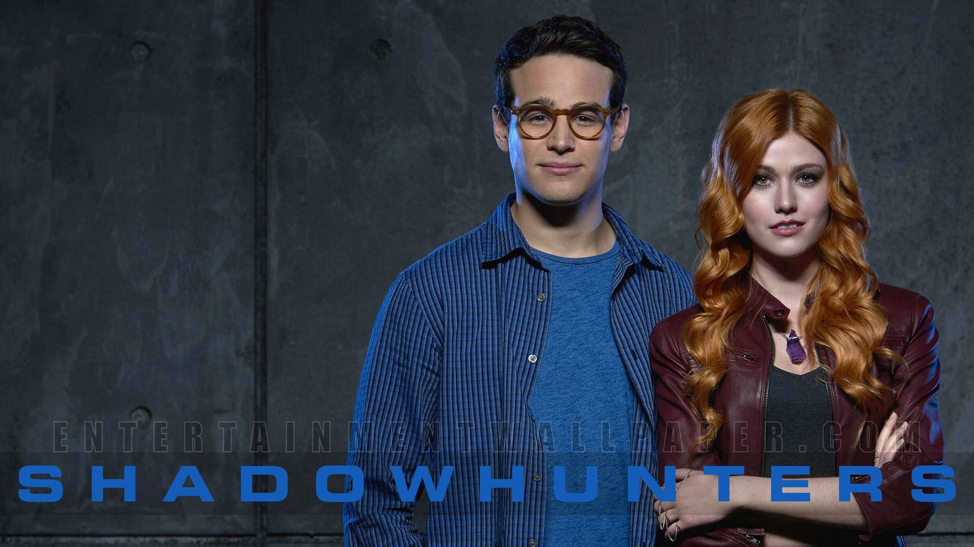 Alberto Rosende, Katherine McNamara, Simon Lewis, Clary Fray, Shadowhunters, sfondo desktop