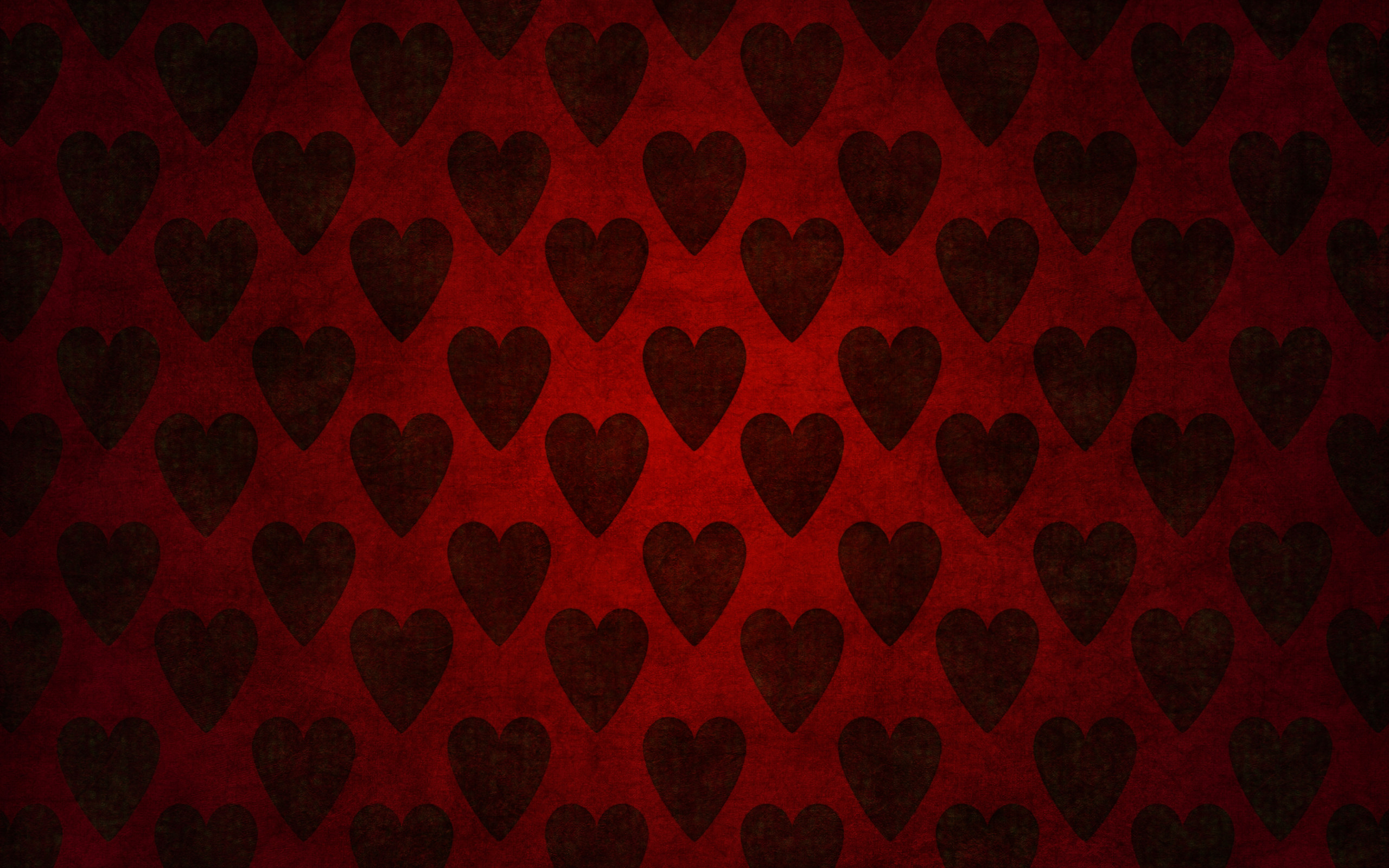 Cuori, Regina di Cuori, Motivo, Rosso, 2K, sfondo per portatile
