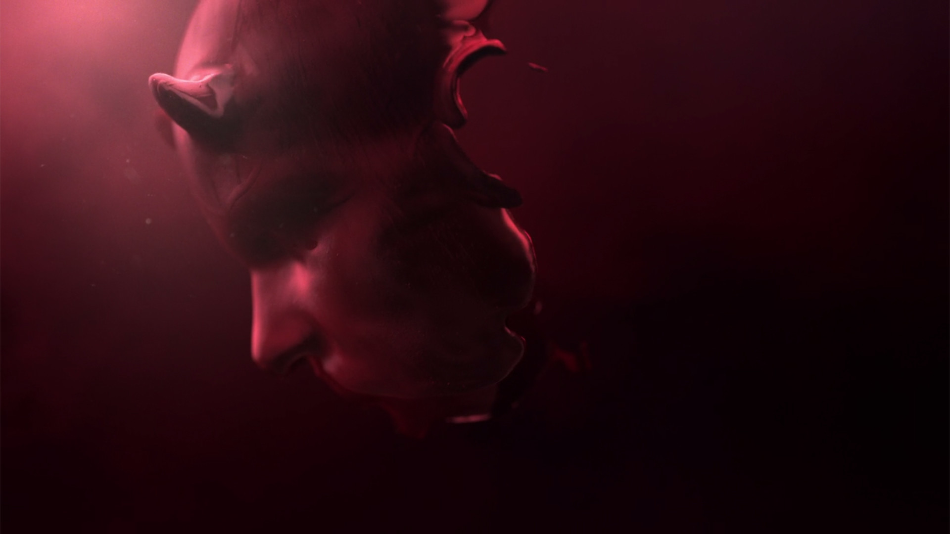 Daredevil, Volto, Rosso scuro, Full HD 1080p, sfondo desktop