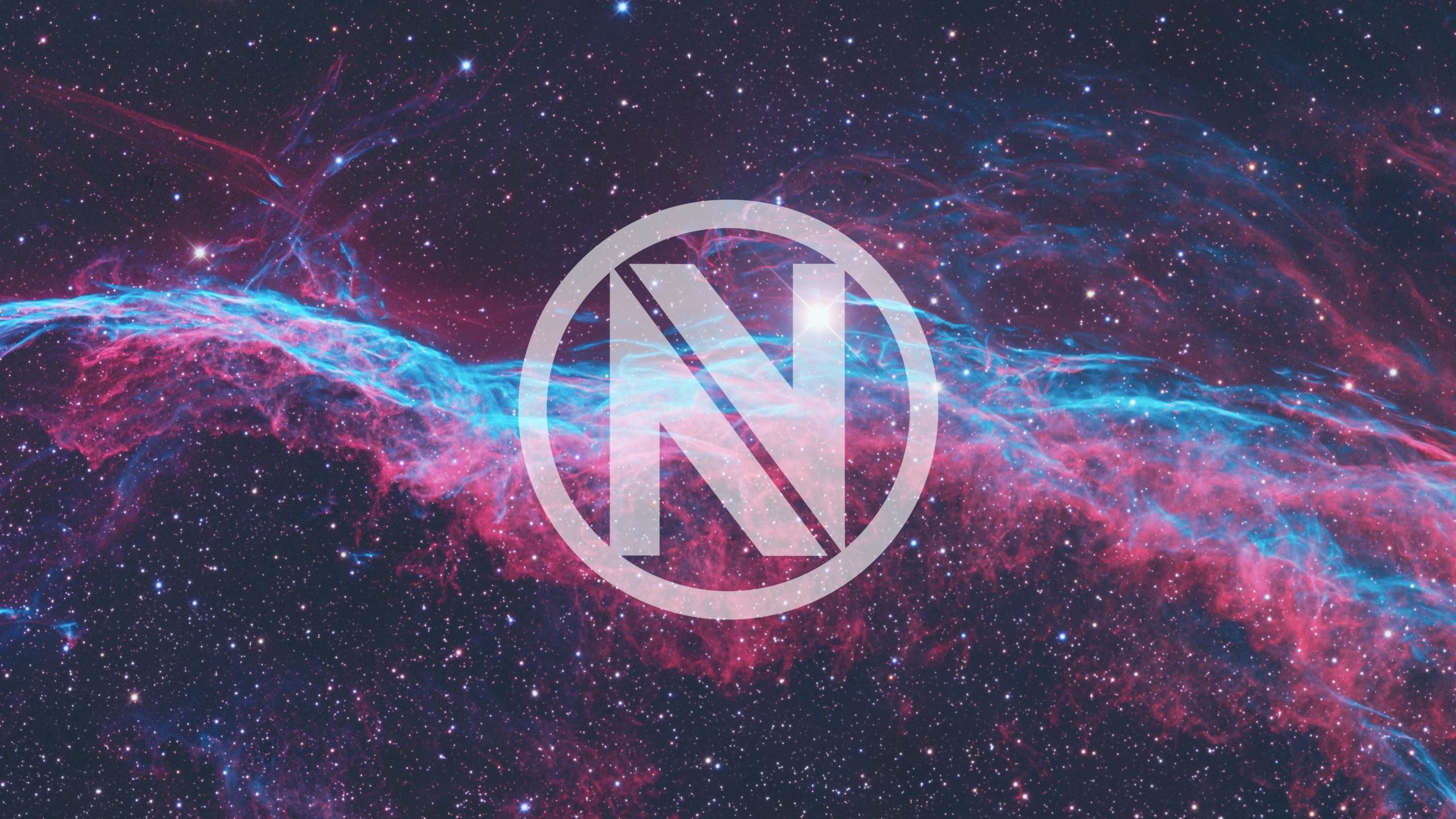 Team EnVyUs, Esports, Logo, Nebulosa Velo, Spazio, 2K 1440p, sfondo desktop