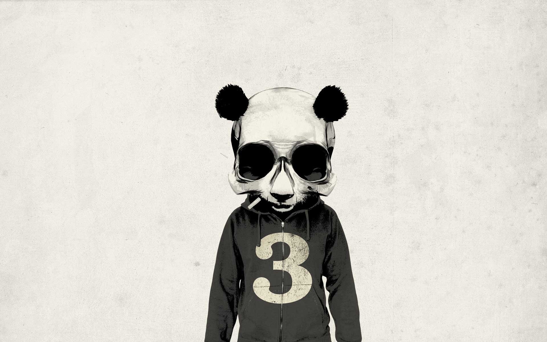 Panda, Felpa, Occhiali da sole, Illustrazione, 1920x1200, sfondo MacBook Pro