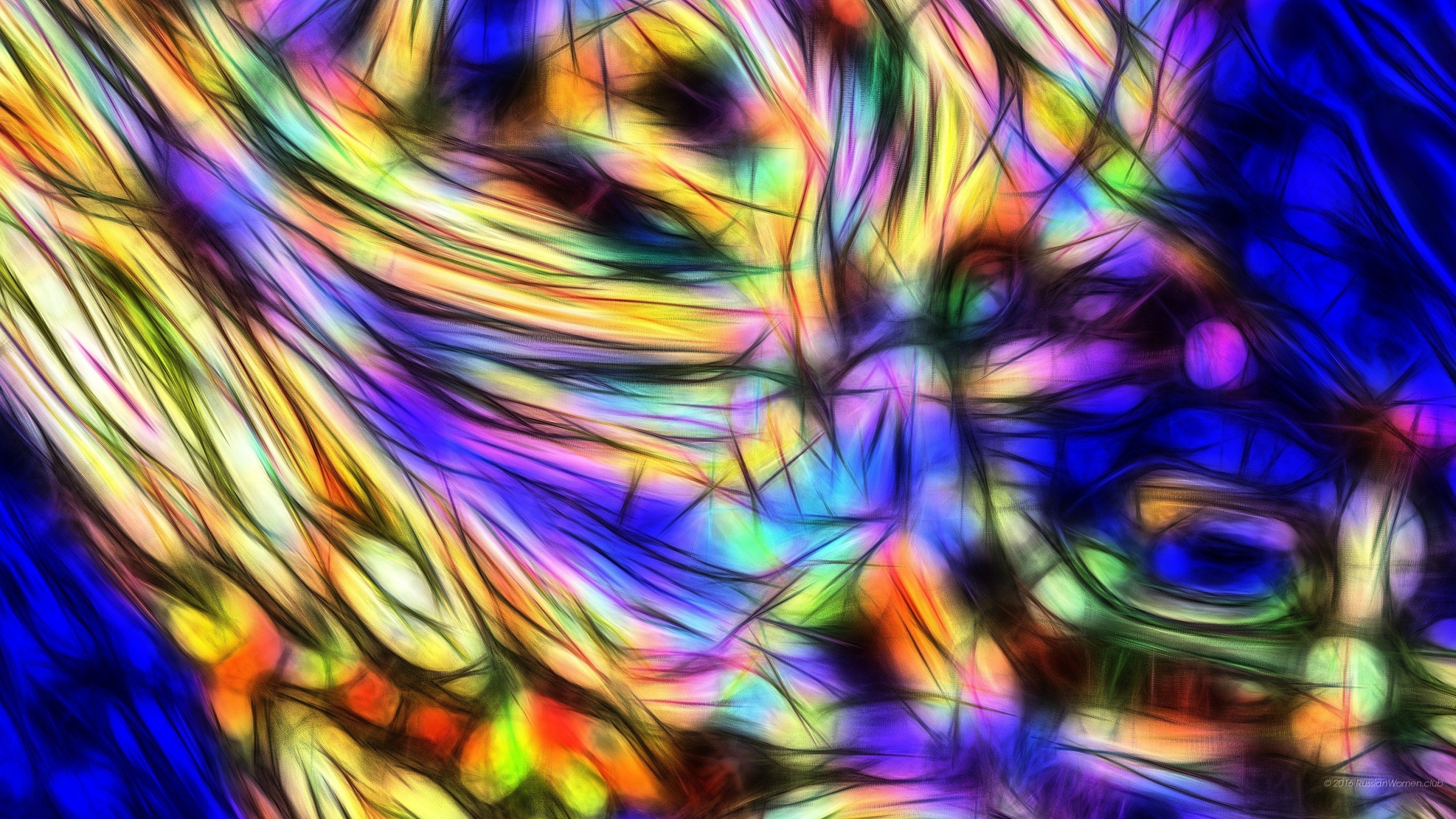 Frattale, Astratto, Multicolore, sfondo per il tuo cellulare