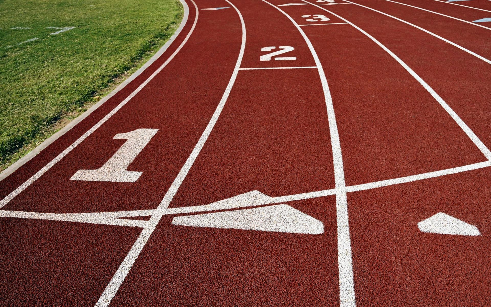 Pista di atletica, Corsie, Numeri, 16:10 Full HD, sfondo widescreen