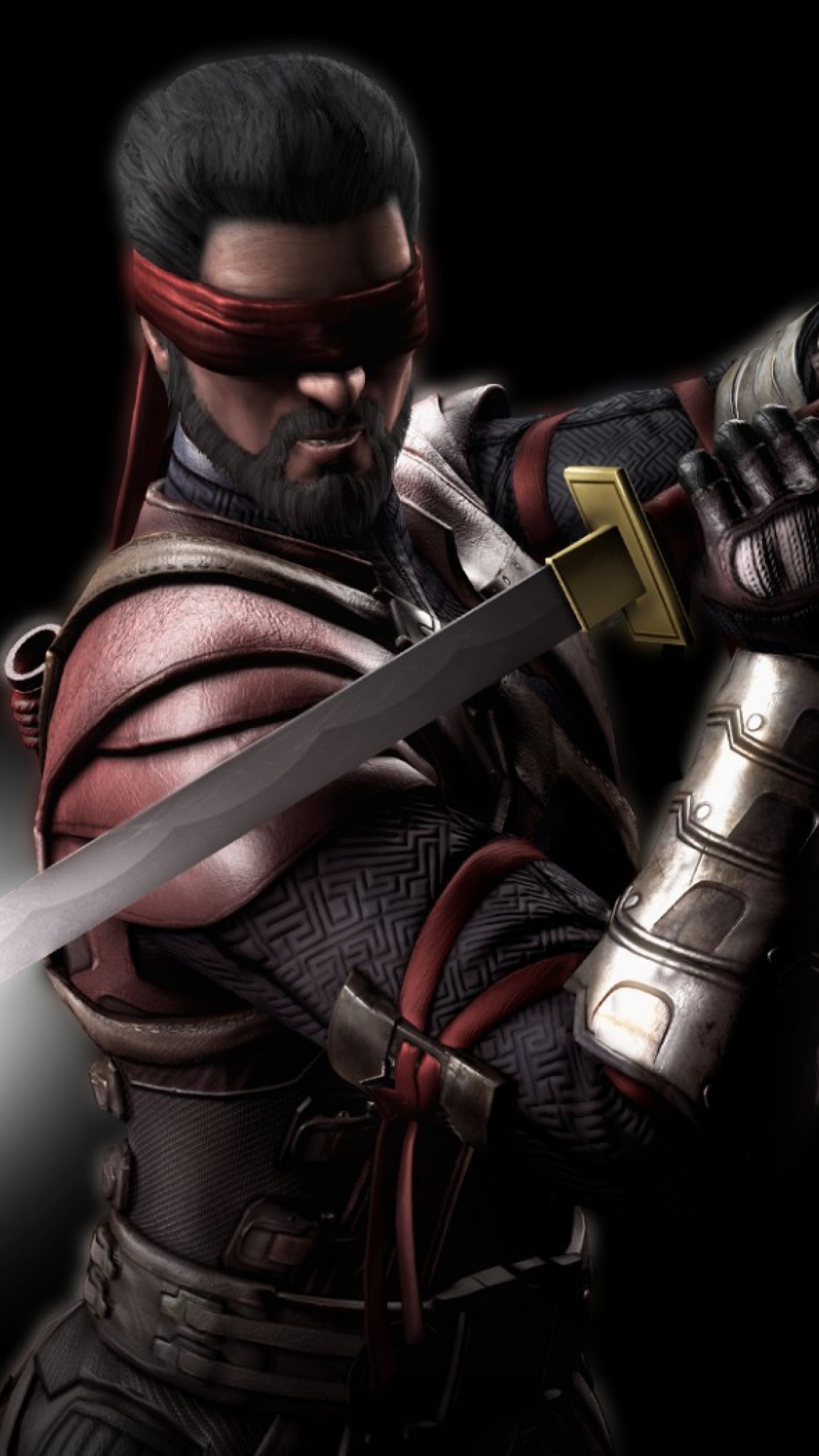 Kenshi, Mortal Kombat X, Spada, Benda, sfondo per iPhone e Android