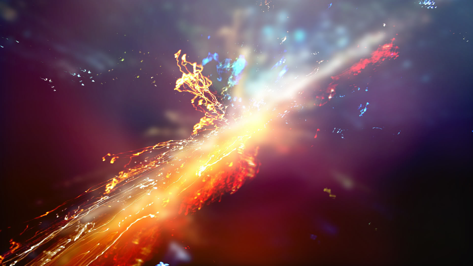 Esplosione cosmica, Energia, Spazio, Full HD 1080p, sfondo desktop