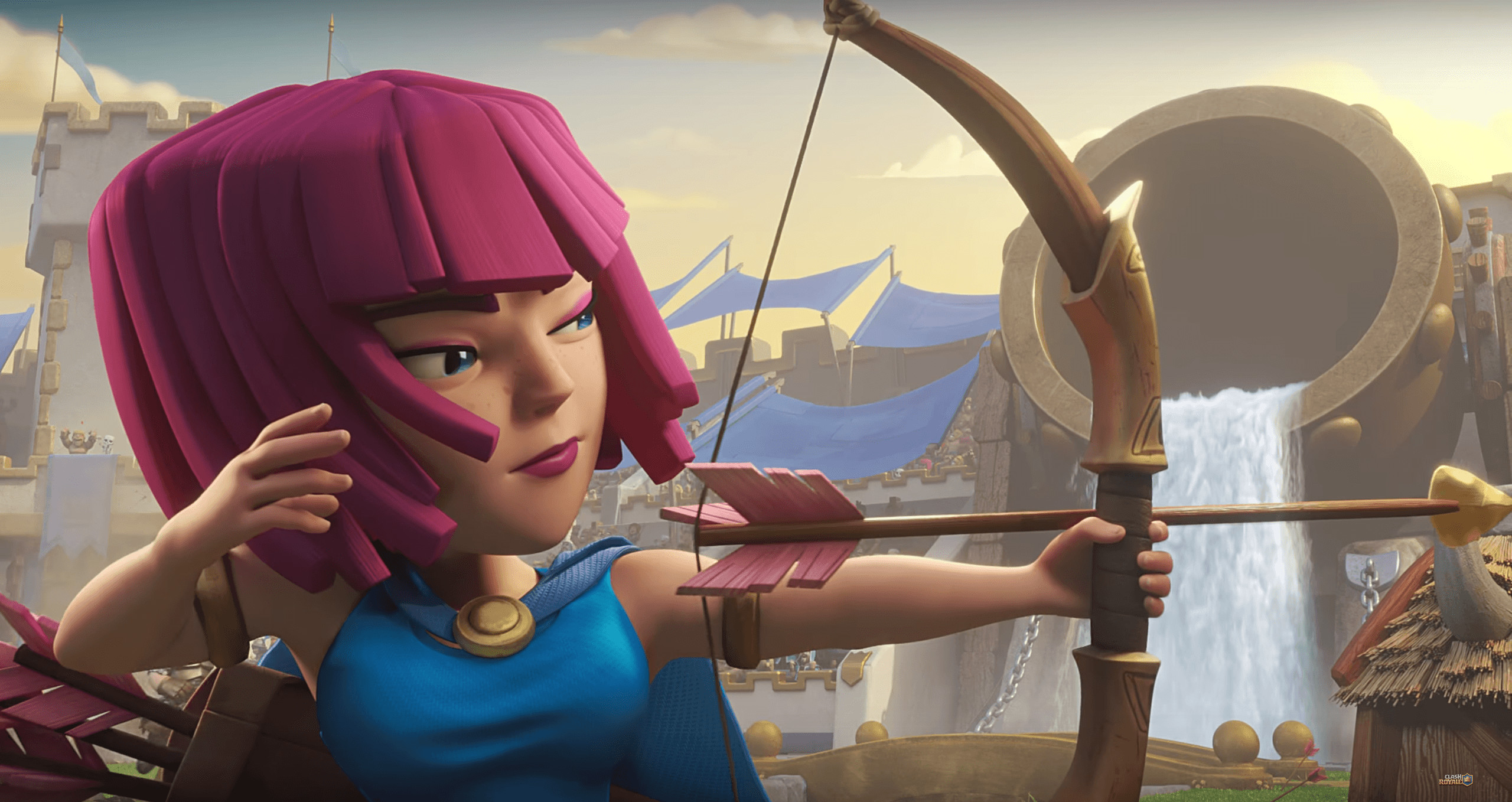 Clash Royale, Arciera, Arco, Arena, 2K, sfondo desktop