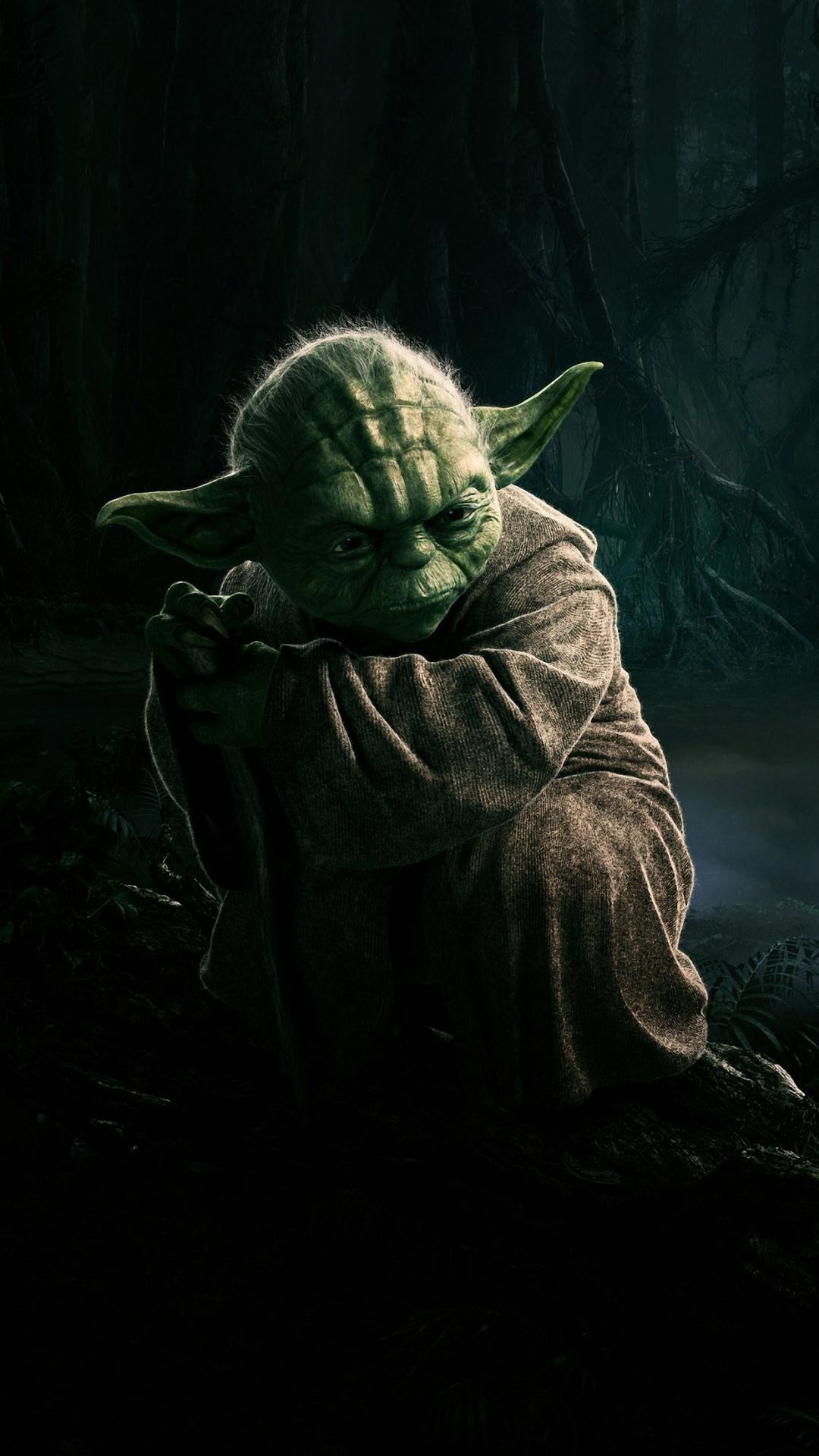 Yoda, Star Wars, Jedi, Scuro, wallpaper iPhone 5