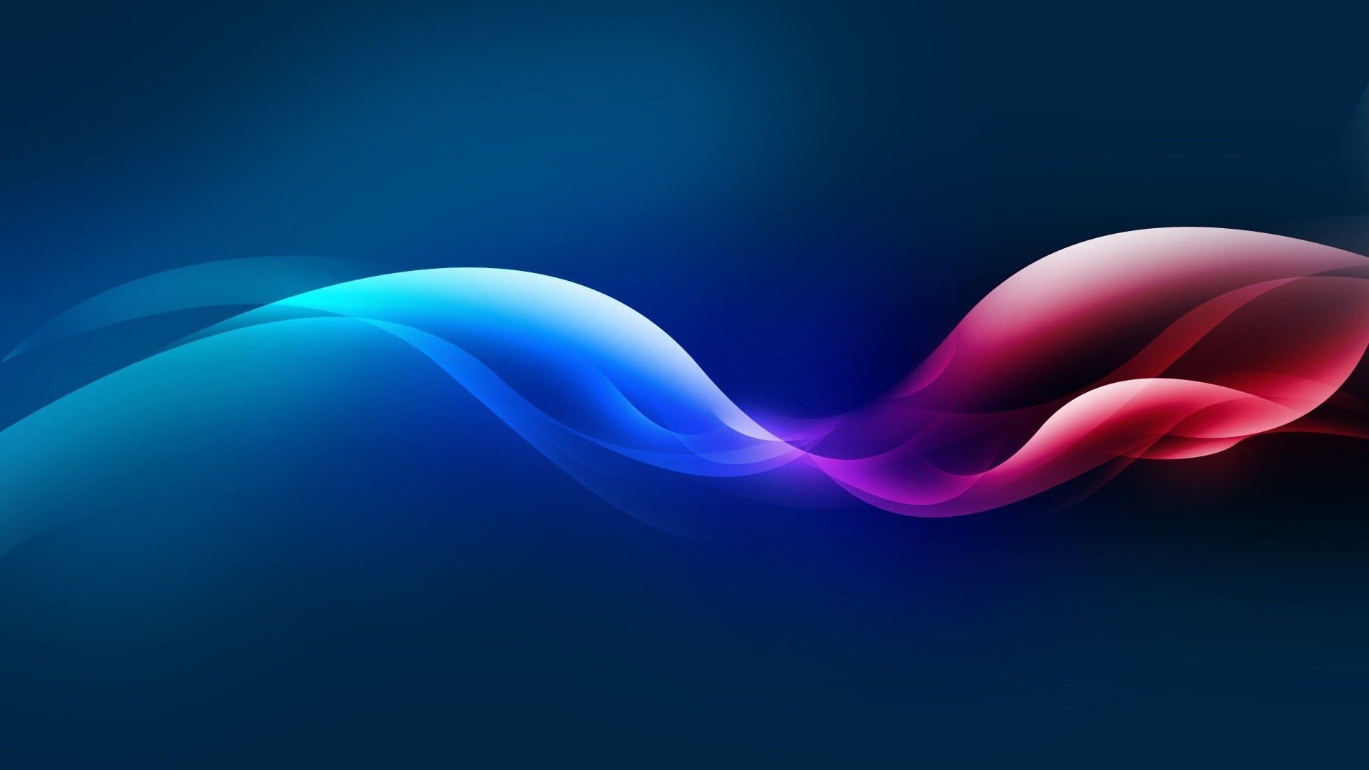 Onda di luce, Blu, Rosso, Astratto, 16:9 Full HD, sfondo widescreen