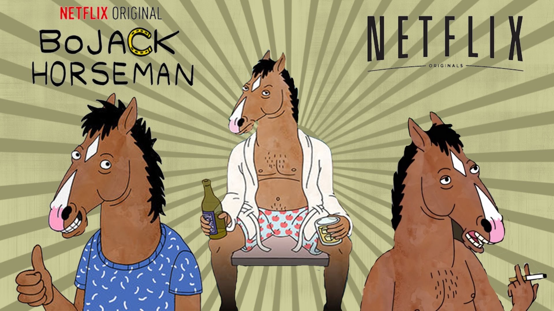 BoJack Horseman, Netflix, Locandina, Birra, Full HD, sfondo per portatile